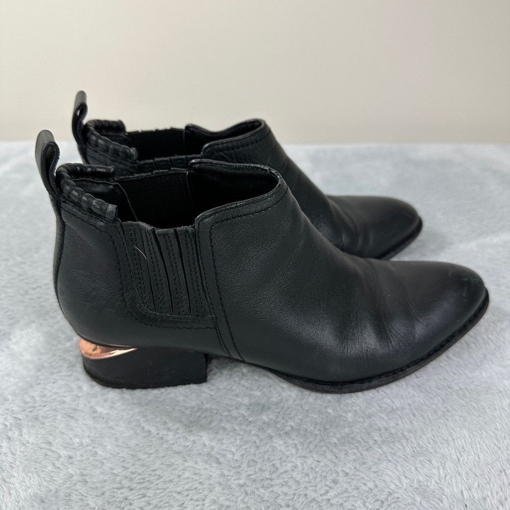 Alexander Wang Alexander Wang Black Leather Booties Women’s Size 36.5 EU Size US 6.5 / IT 36.5 - 1 Thumbnail