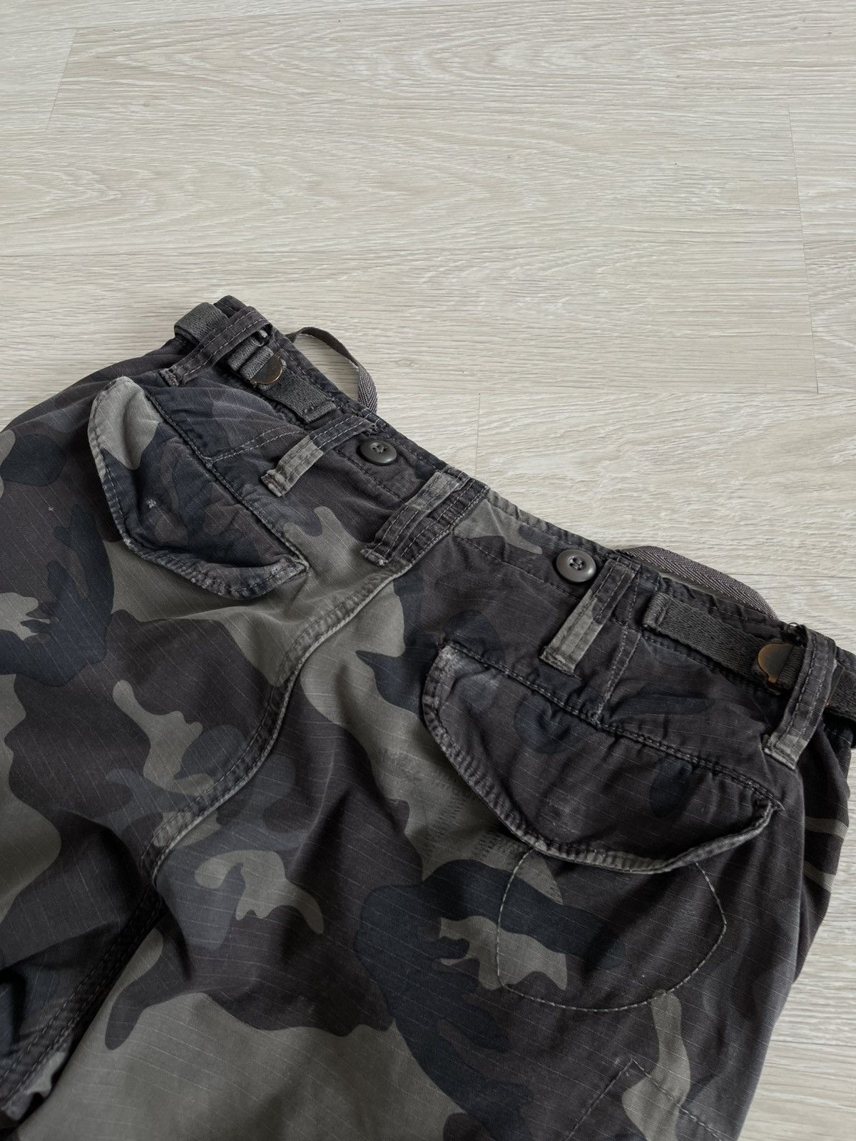 G-Star G Star Raw Military Camo Baggy Distressed Cargo Pants Size US 30 / EU 46 - 14 Thumbnail