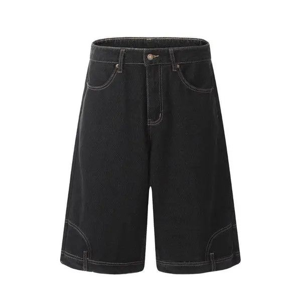 Jean Kurihara x Fuka Inverted Baggy Denim Shorts Size US 31 - 6 Thumbnail