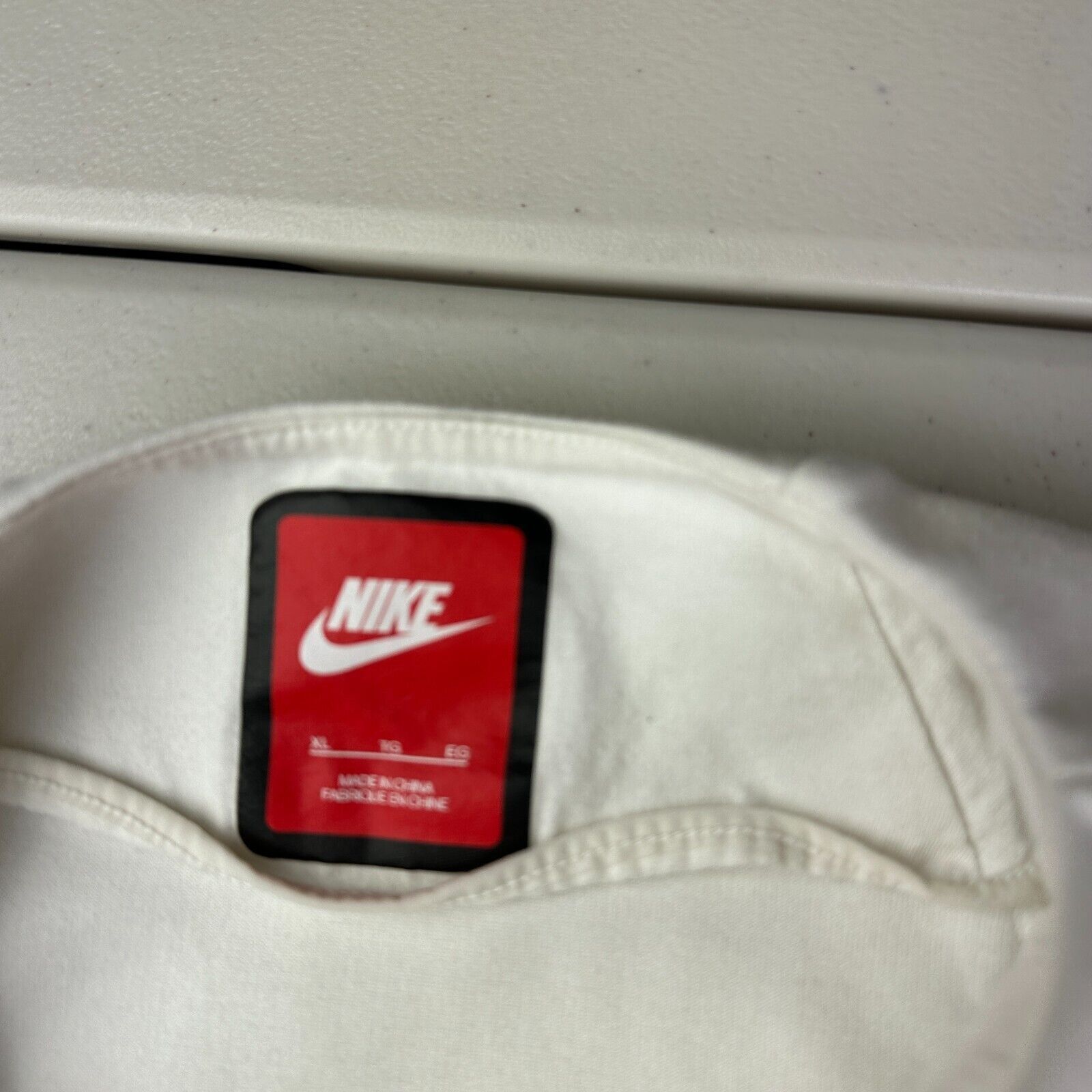 Nike Nike Women's Tech Fleece Size XL White Full Zip Size XL / US 12-14 / IT 48-50 - 3 Thumbnail