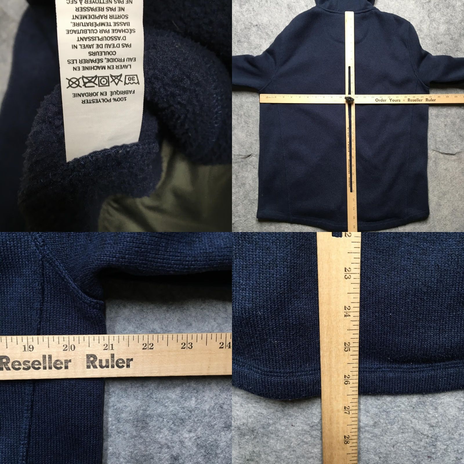 Vintage L.L.Bean Jacket Mens Medium Blue Hooded Fleece Full Zip Slightly Fitted Size US M / EU 48-50 / 2 - 8 Thumbnail