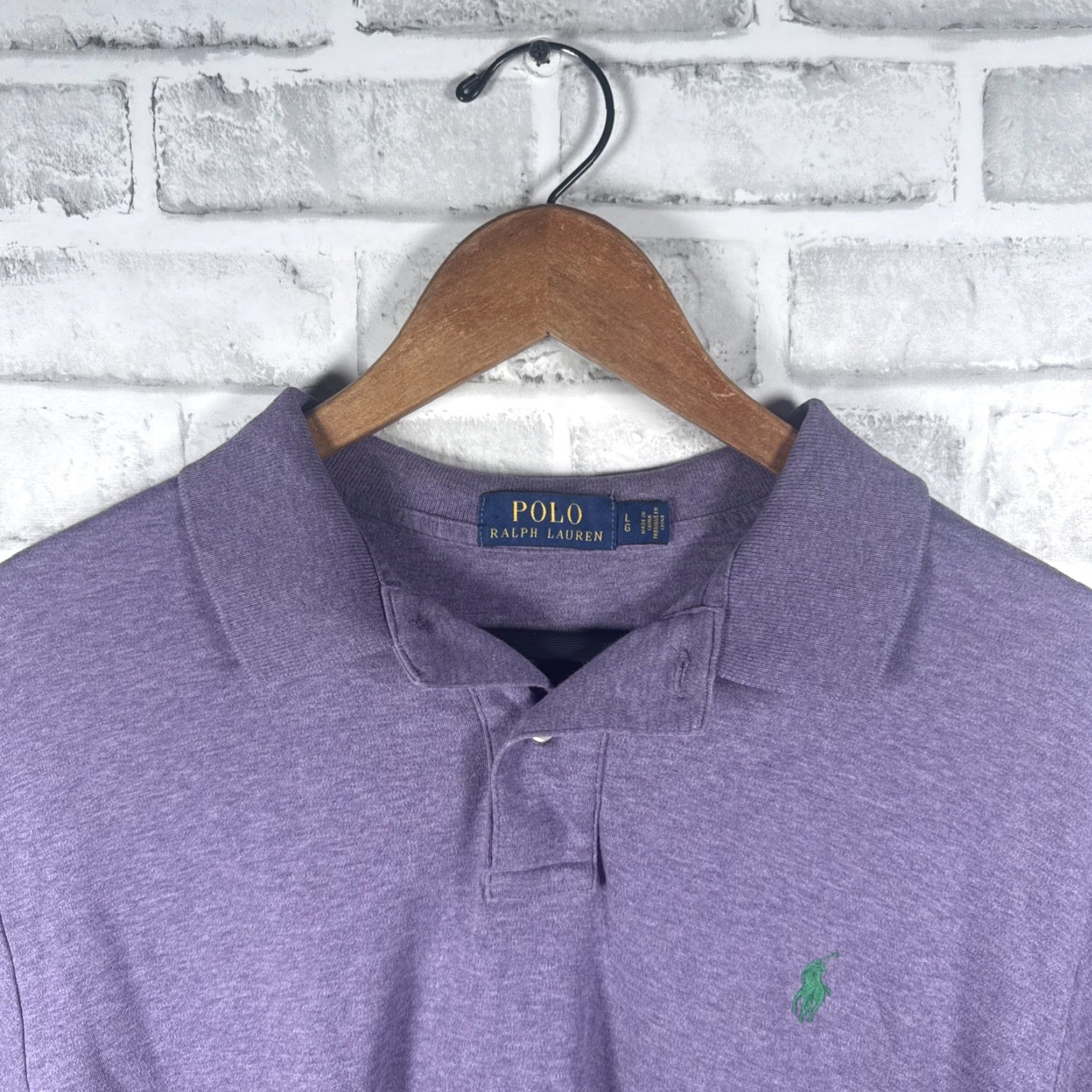 Ralph Lauren Ralph Lauren Purple Polo Shirt Mens Size L Size US L / EU 52-54 / 3 - 2 Thumbnail
