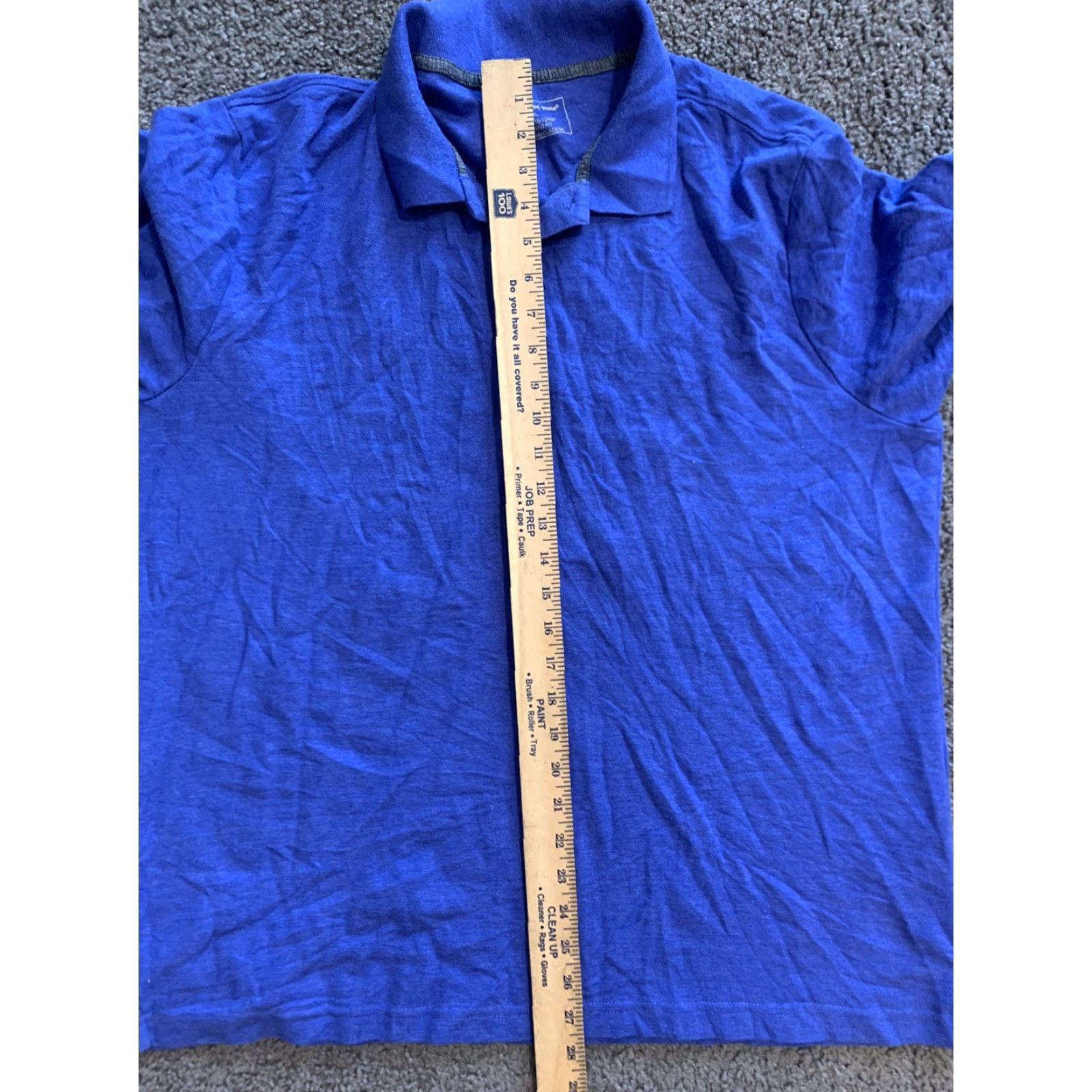 Vintage Cedar Wood State Polo Shirt Men’s XXL Solid Blue Casual Knit Short Sleeve Size US XXL / EU 58 / 5 - 5 Thumbnail