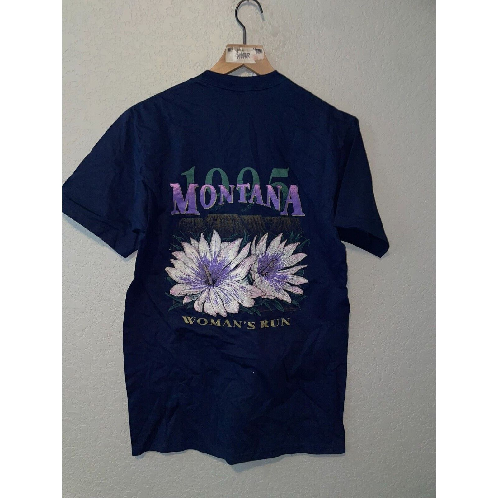 Jerzees Vintage Virginia Shirt Blue Ridge Mountains Tee VTG 90s M Size US M / EU 48-50 / 2 - 7 Thumbnail