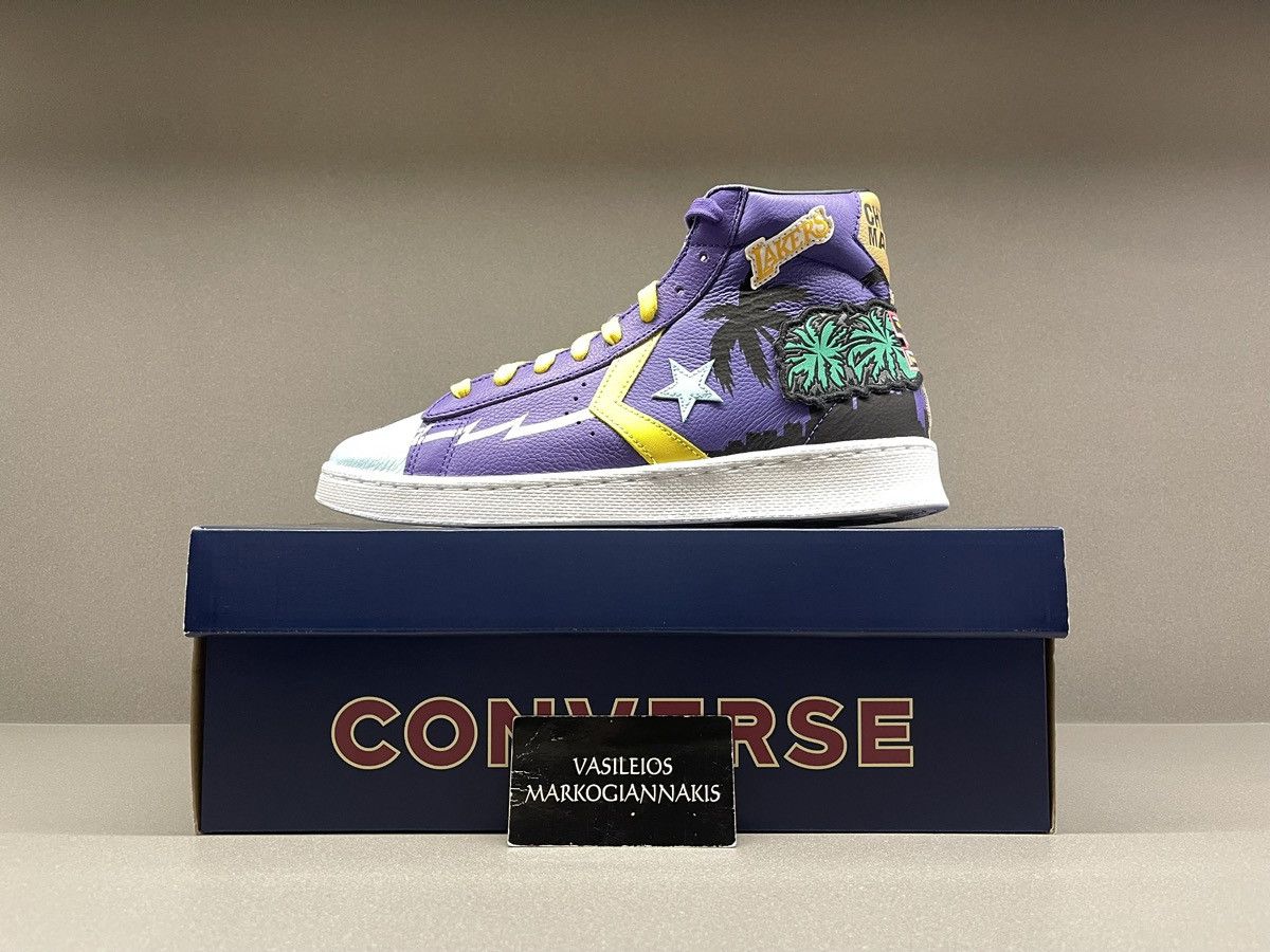 Converse Converse X Chinatown Market Pro Leather Hi Lakers Size US 9.5 / EU 42-43 - 1 Thumbnail
