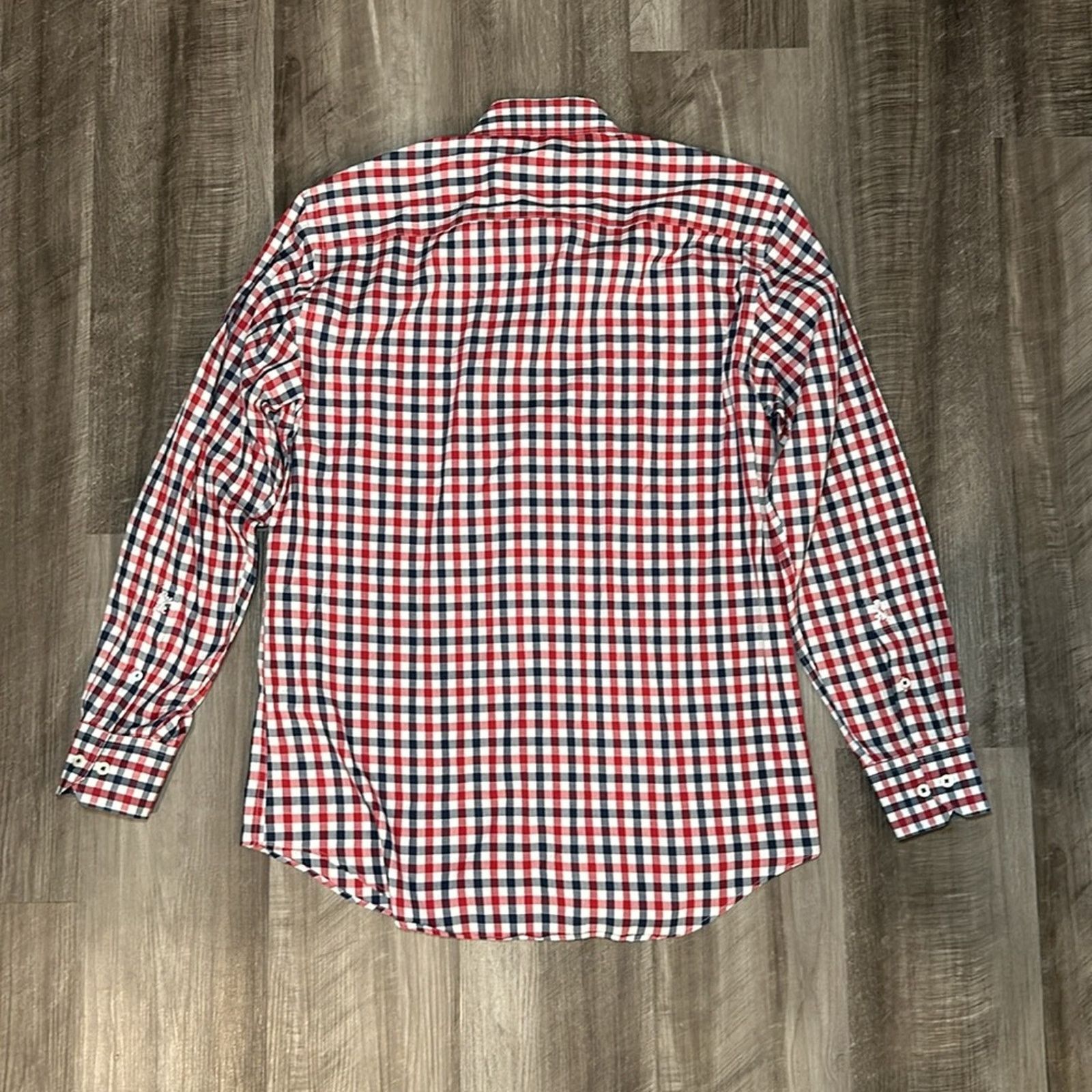 BUGATCHI Bugatchi Uomo Long Sleeve Button Down - 15 32/33 (Medium) Size US M / EU 48-50 / 2 - 3 Thumbnail