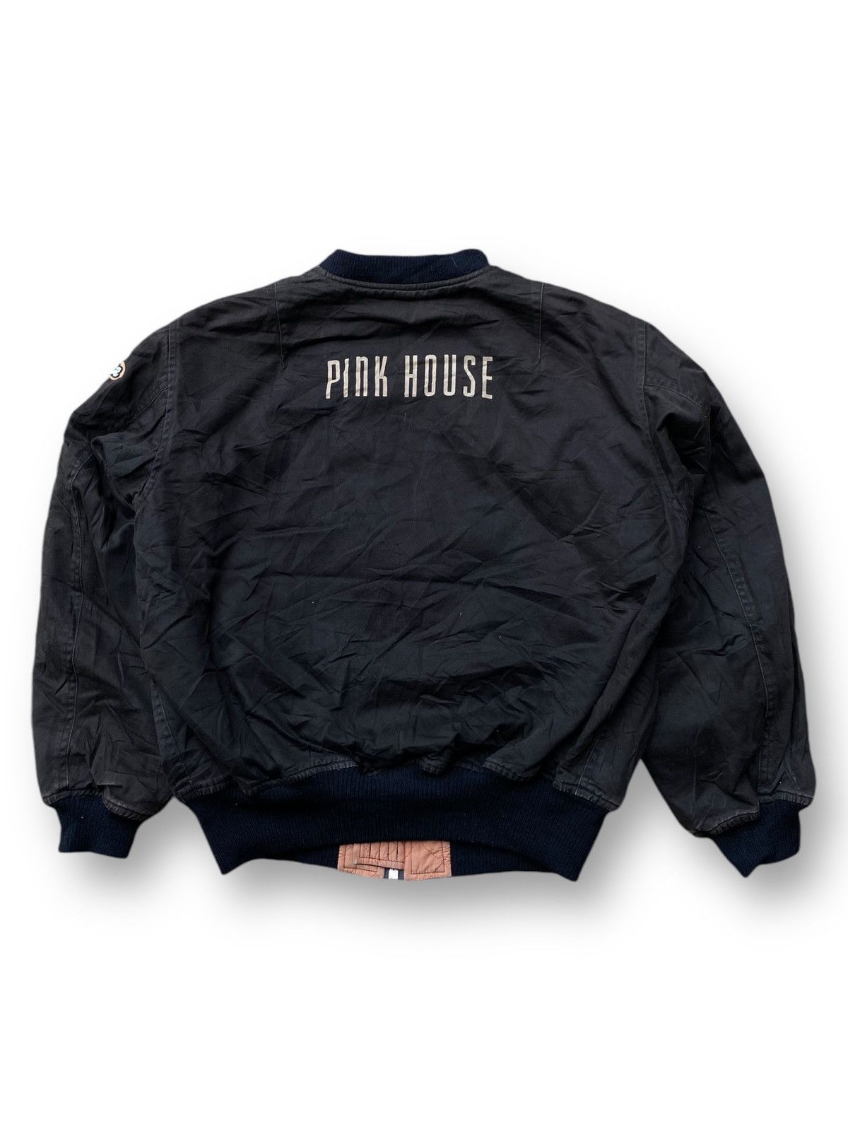 Karl Helmut × Pink House × Vintage Vintage Pink House Bomber Jacket. #D4 Size US L / EU 52-54 / 3 - 6 Thumbnail