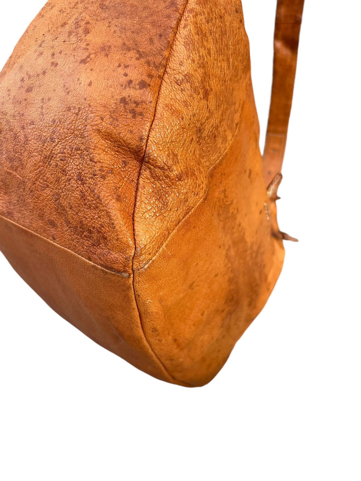 Leather Genten Japan Fade Patina Leather Bag Banana Size ONE SIZE - 15 Thumbnail