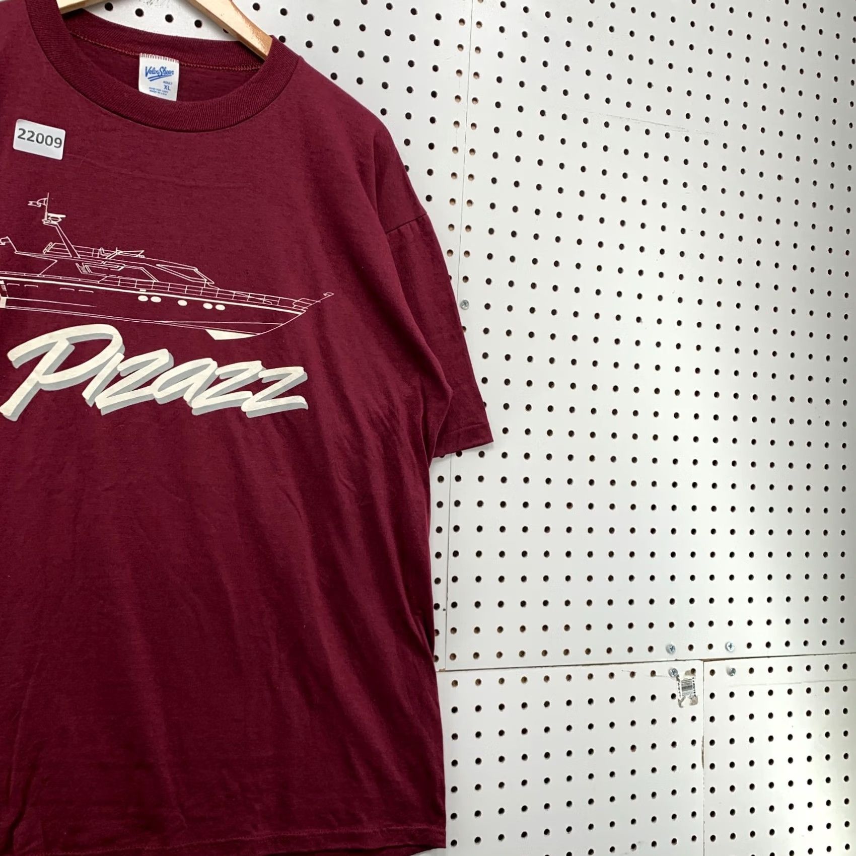 Velva Sheen VINTAGE Velva Sheen Yacht Shirt Red XL Adult 24x29.5 Short Sleeve Crew Neck T-Shirt 80s 80s Boat Mens Size US XL / EU 56 / 4 - 4 Thumbnail