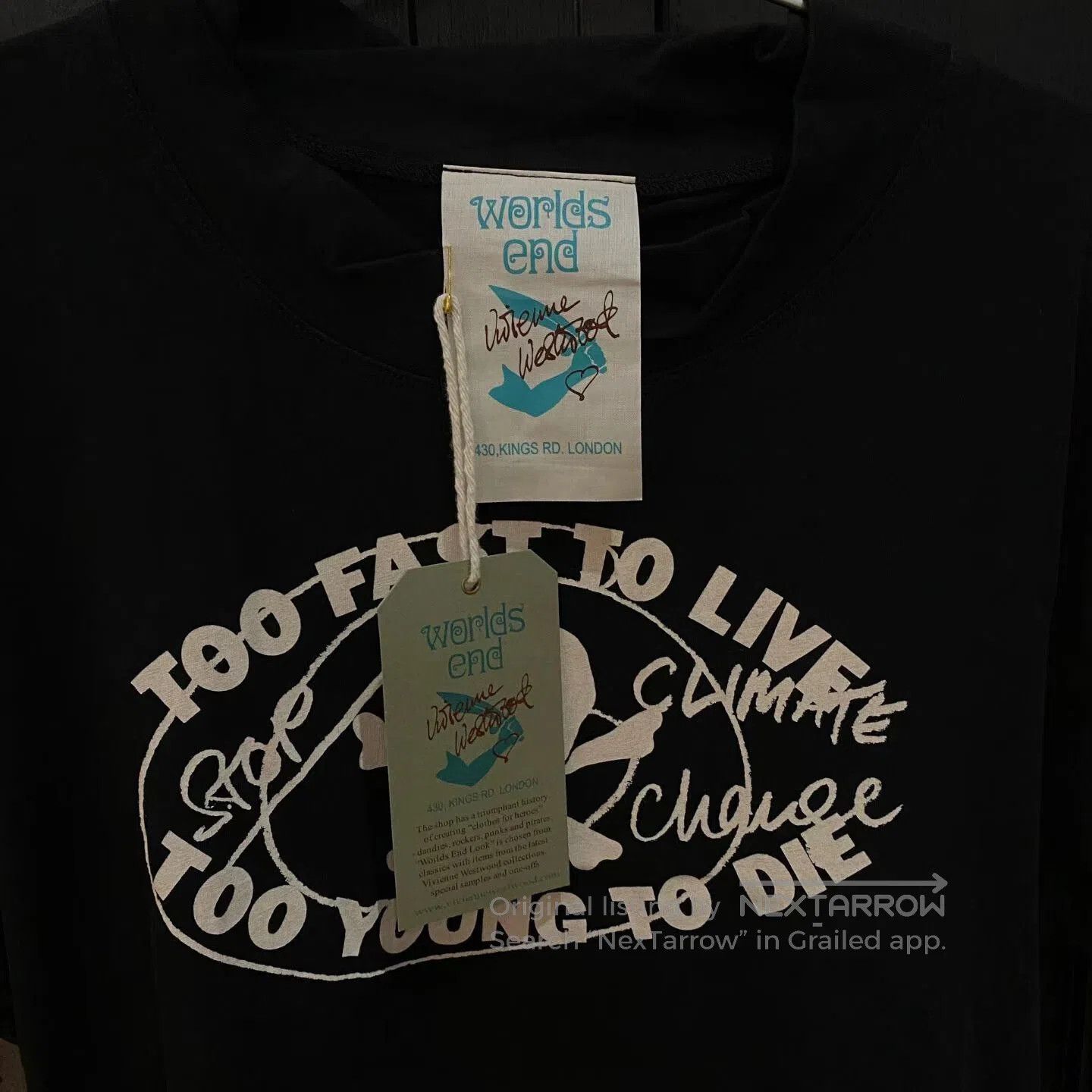 Vivienne Westwood Vivienne Westwood Skull Graphic Tee. Size US M / EU 48-50 / 2 - 5 Thumbnail
