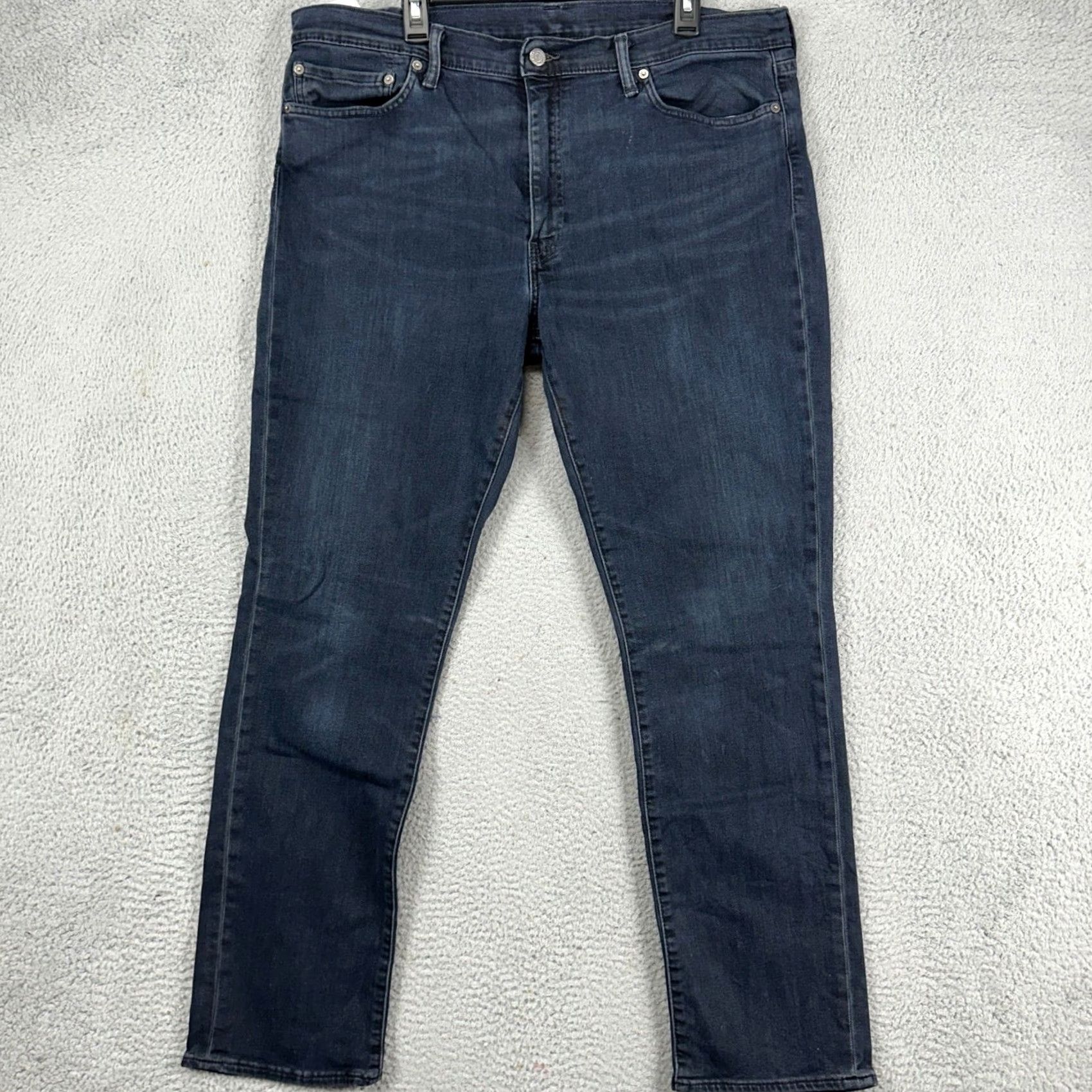 Levi's Levi's Jeans Mens Straight Leg 40X32 Denim Blue 5 Pocket Red Tab Cotton Spandex Polyester Pants Size US 40 / EU 56 - 2 Thumbnail