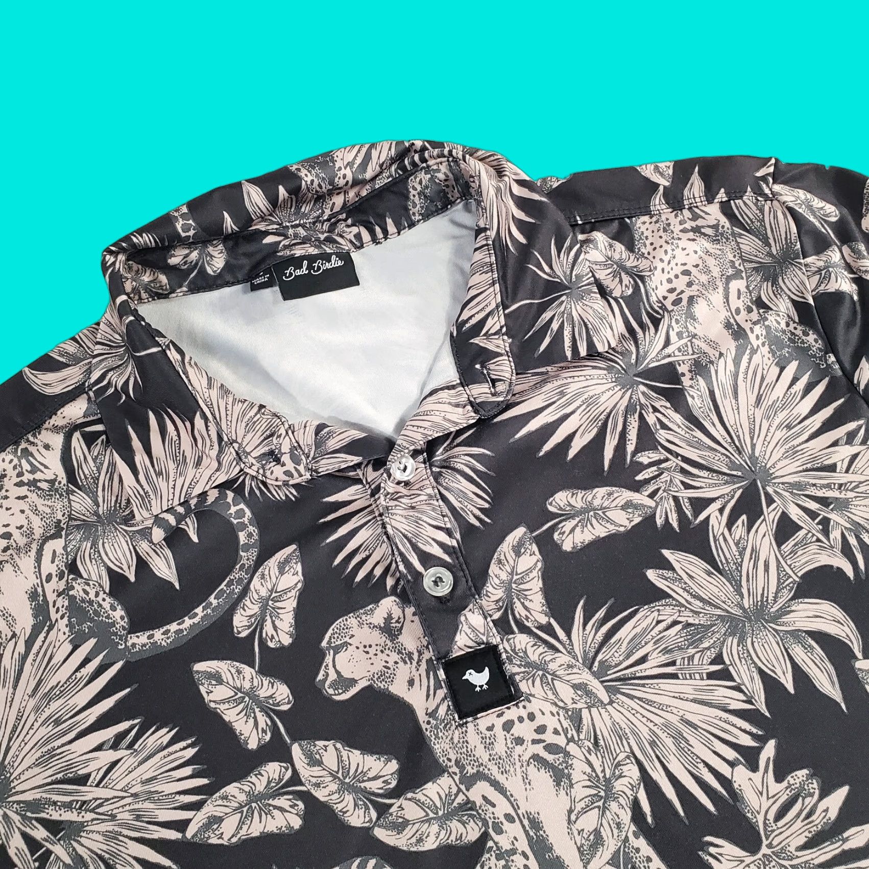 Vintage **Bad Birdie Green Golf Polo Shirt Mens Small Floral** User: Bad Birdie Green Golf Polo Shirt Mens Small Floral Size US S / EU 44-46 / 1 - 1 Thumbnail