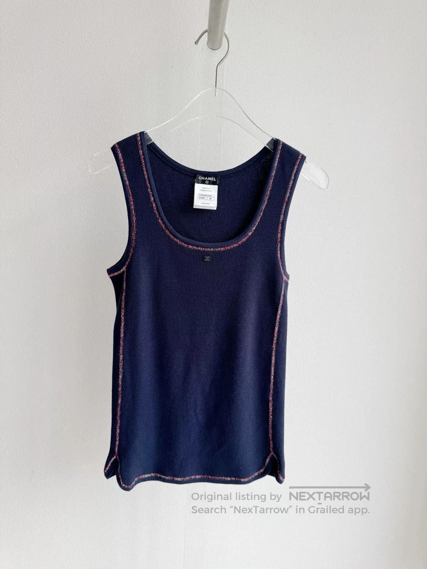 Chanel Classic Logo Knit Vest.