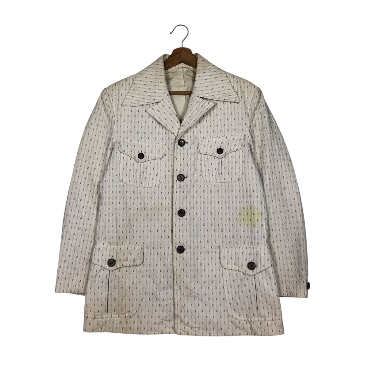 Japanese Brand 🔥VINTAGE CHORE JACKET POLKADOT ANGELO ISSEY MIYAKE Size US M / EU 48-50 / 2 - 3 Thumbnail