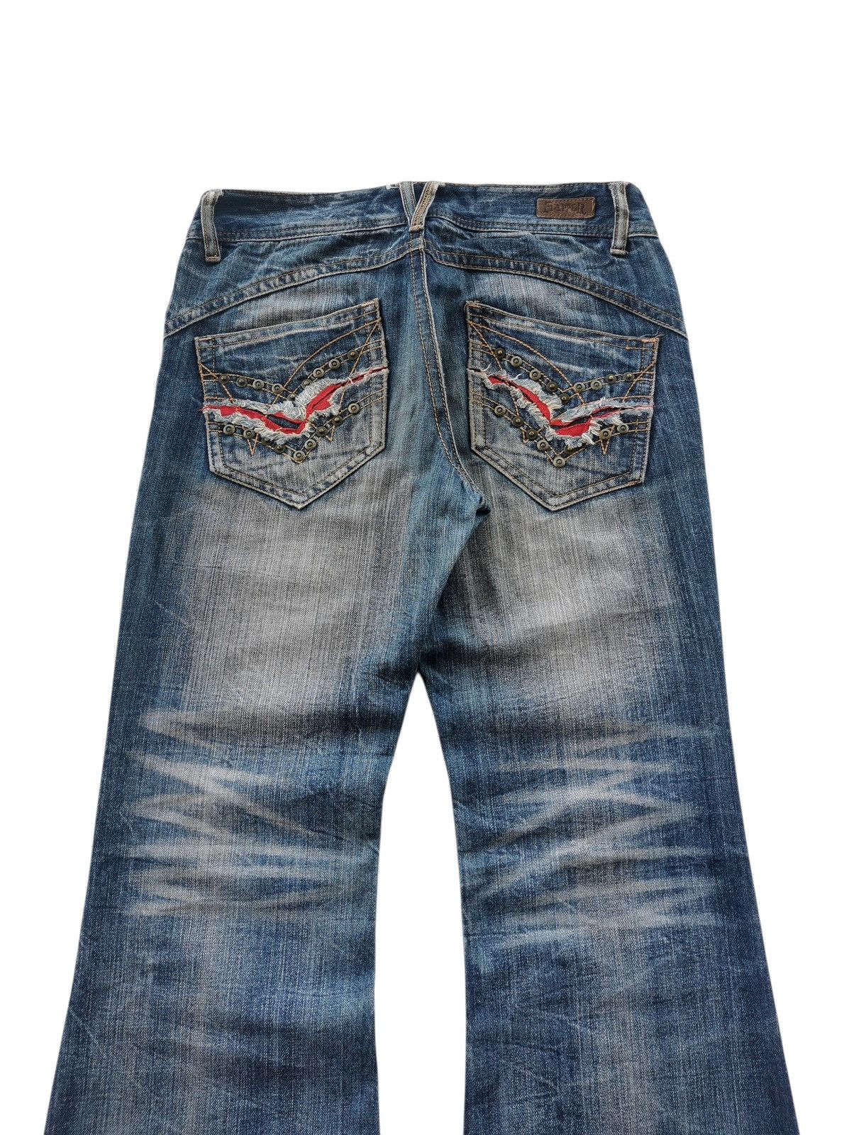 Le Grande Bleu (L.G.B.) Fiappar Distressed Flare Jeans 🔹LGB Inspire Size US 30 / EU 46 - 8 Thumbnail