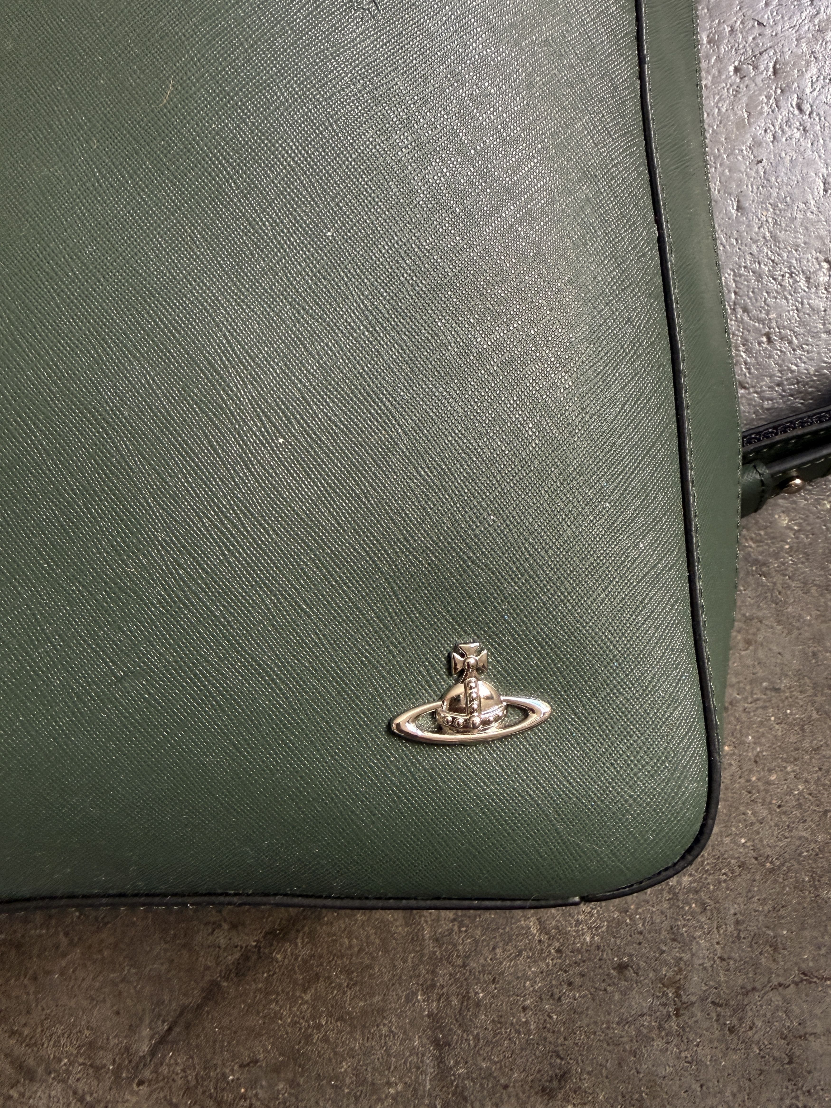 Vivienne Westwood New $900+ Leather Adjustable Backpack w/ Slight Peeling Size ONE SIZE - 5 Thumbnail