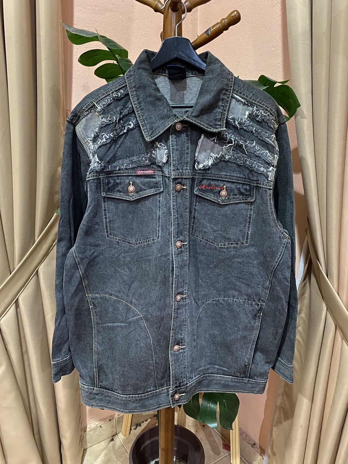 Akademiks VINTAGE Y2K AKADEMIKS DENIM JACKET Size US L / EU 52-54 / 3 - 1 Thumbnail
