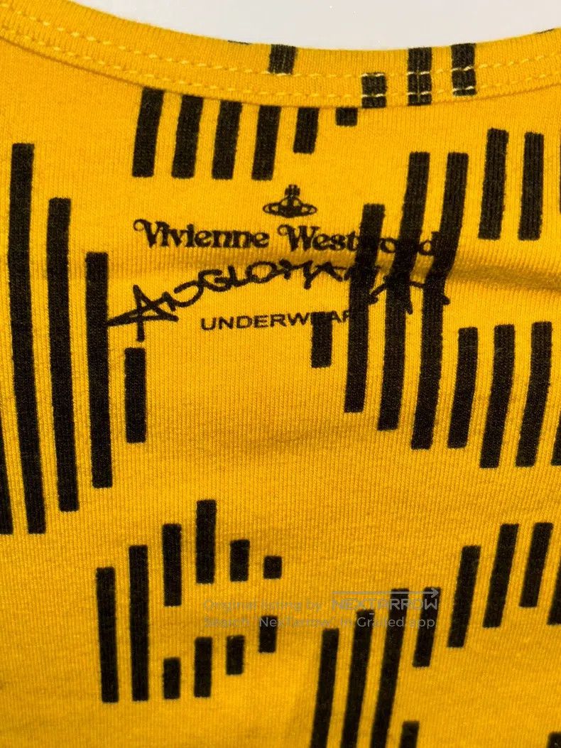 Vivienne Westwood vivienne westwood Yellow Leopard Print Camisole Top Size S / US 4 / IT 40 - 4 Thumbnail
