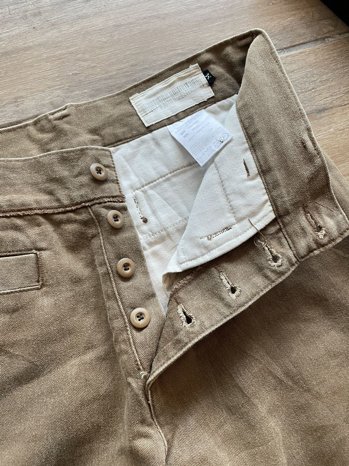 Designer × Zephyr Z’ephyr D’Paris Shelter Lee Cotton Pant Size US 27 - 8 Thumbnail