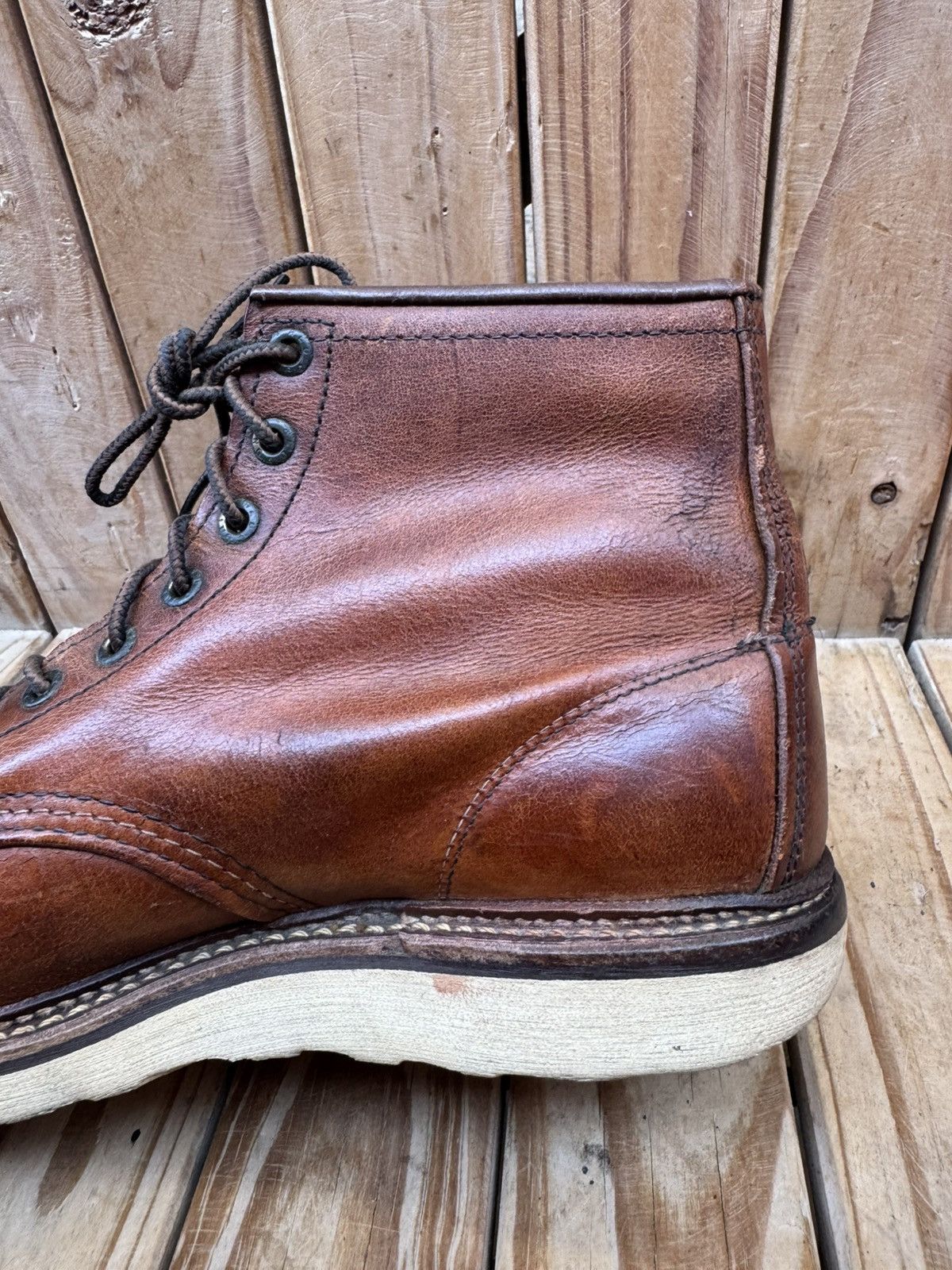 Red Wing Red Wing 1907 Copper Rough Brown Boots US 8 D |UK 7 | EUR 41 Size US 8 / EU 41 - 15 Thumbnail