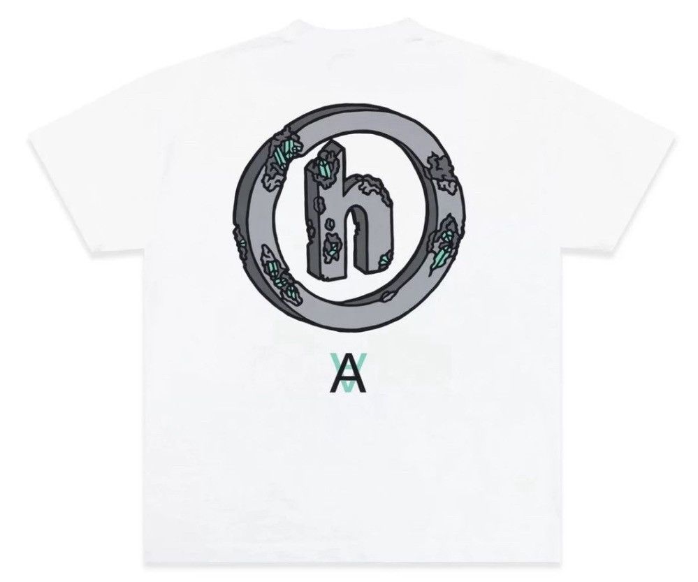 Daniel Arsham × HIDDEN Eroded H Tee Vintage Wash Blue Large Brand New Size US L / EU 52-54 / 3 - 1 Thumbnail