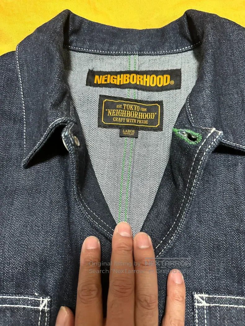Neighborhood Neighborhood Raw Denim Railroad Jacket Size US L / EU 52-54 / 3 - 6 Thumbnail