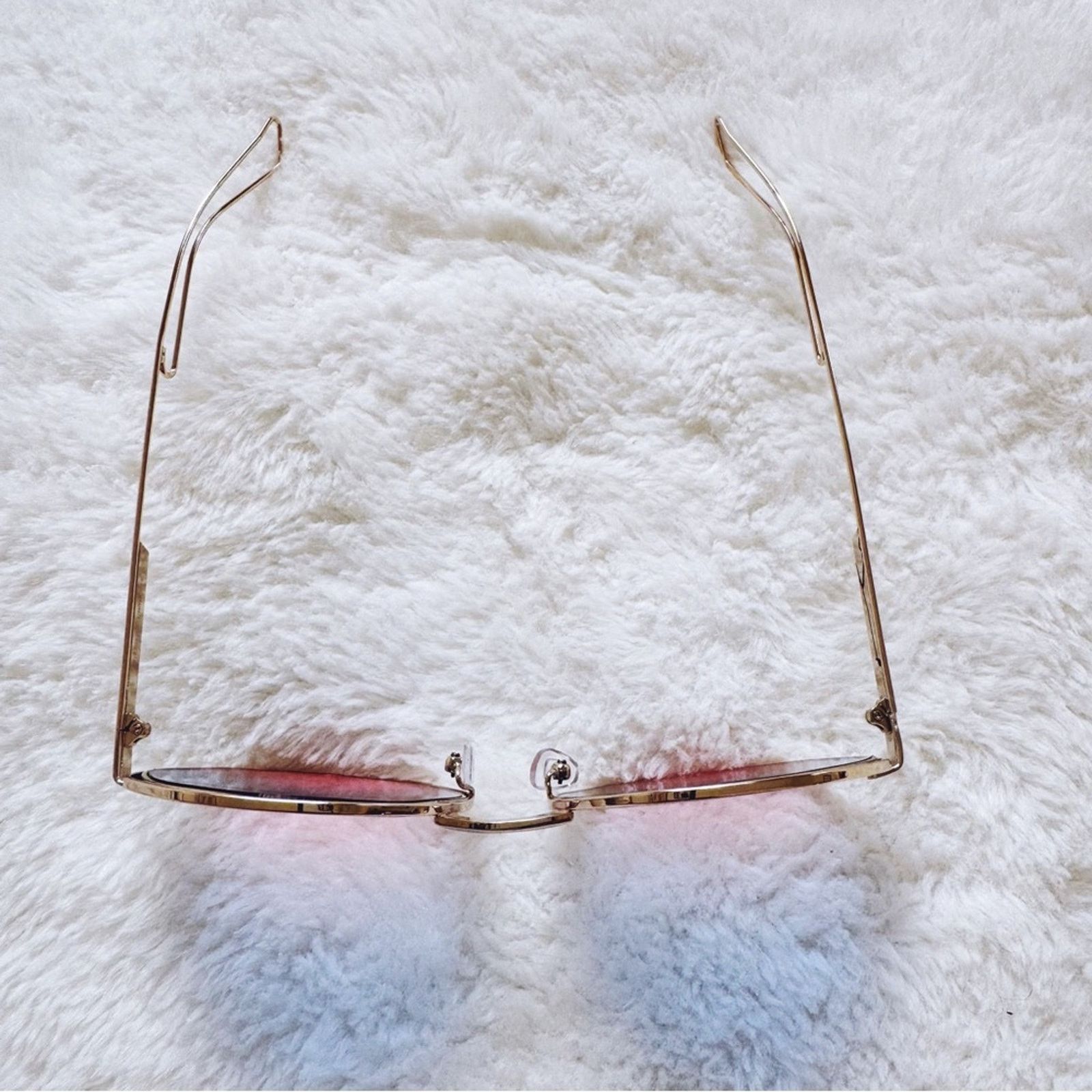 Other Seraphina Blue & Pink Geometric Sunglasses Size ONE SIZE - 4 Thumbnail
