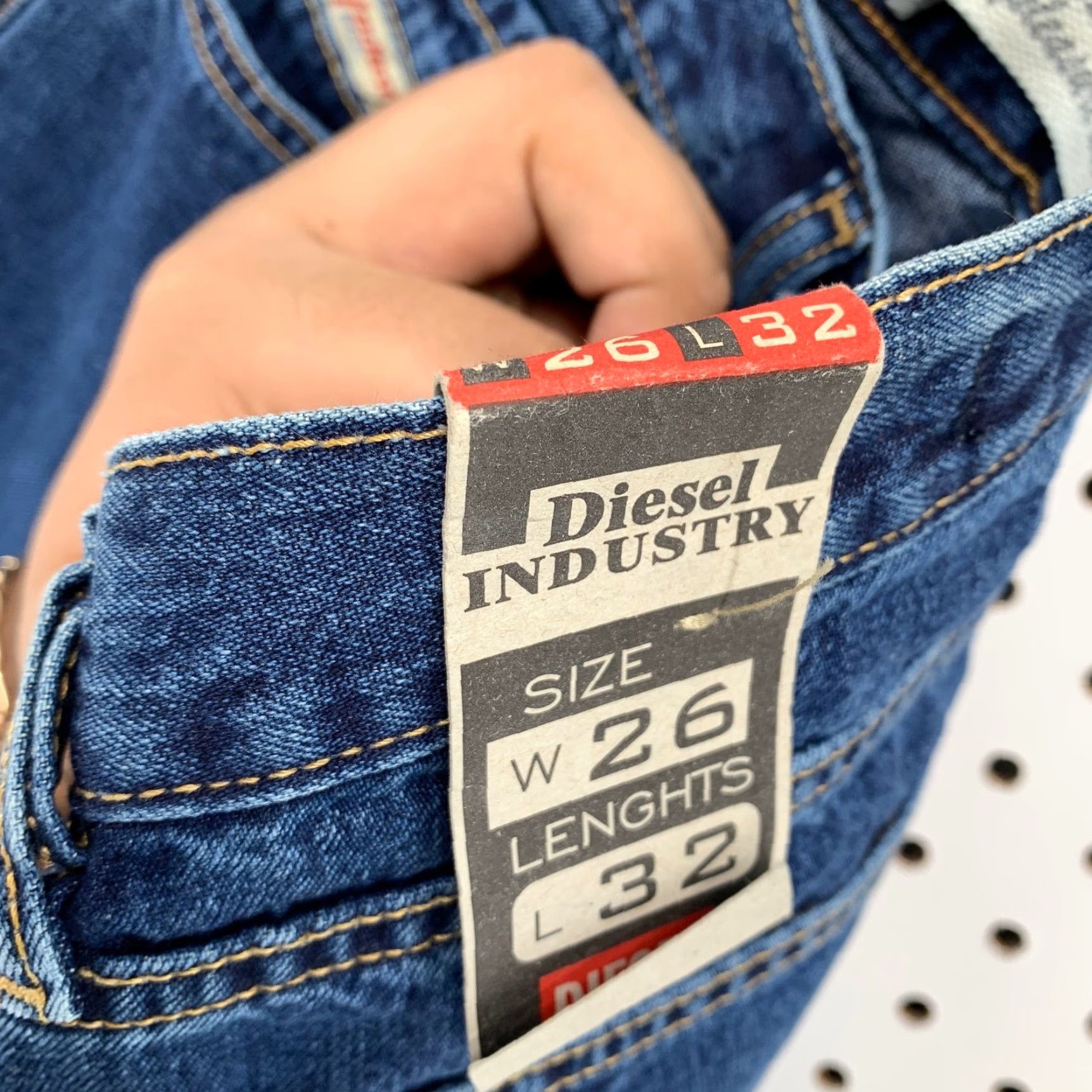 Diesel VINTAGE Diesel RR55 Denim Jeans Mens 26x31 LUSTER Basic Straight Italy NEW Size US 26 / EU 42 - 6 Thumbnail