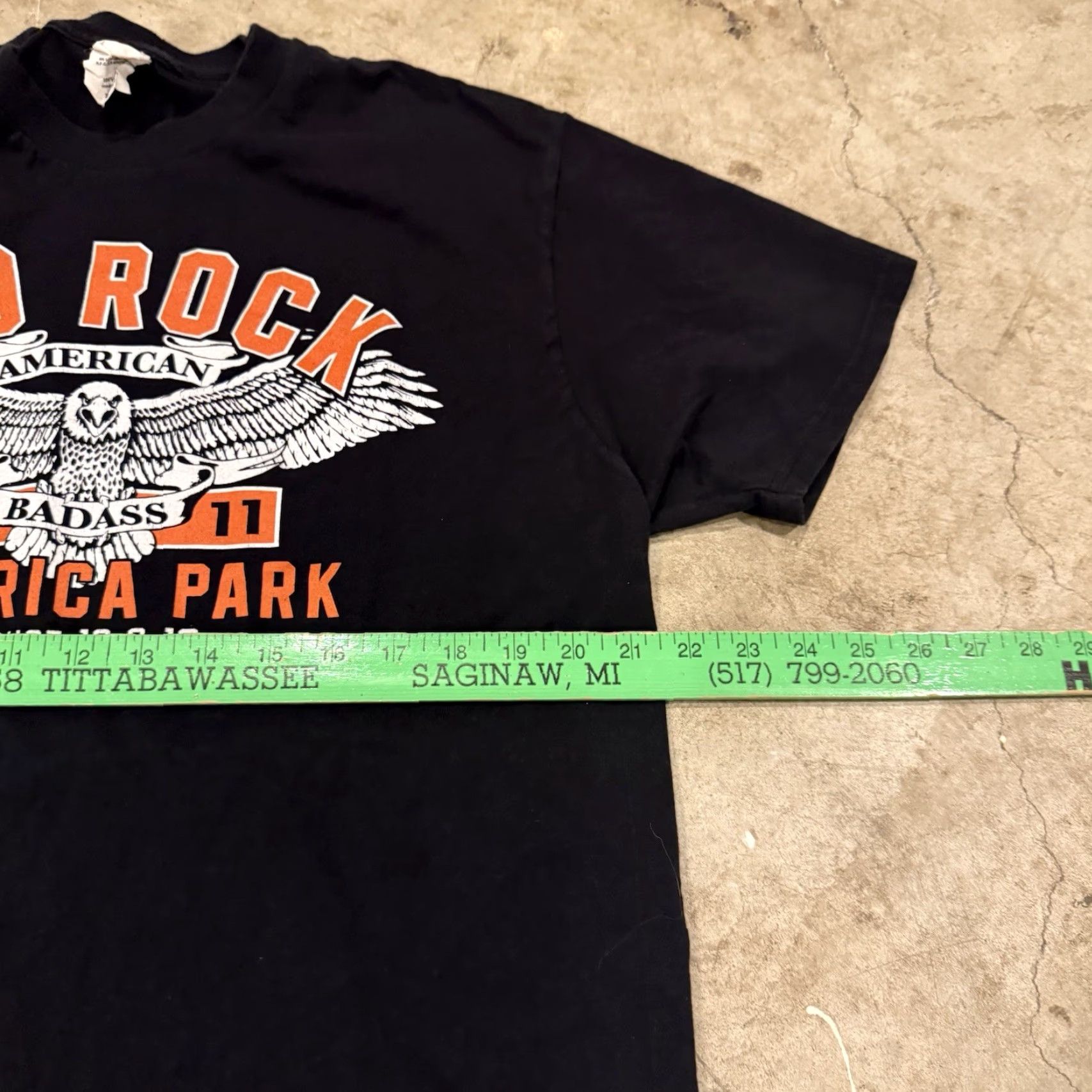 Vintage Kid Rock T-Shirt XL 2011 Comerica Park Detroit Tour Merch Rock Tee Black Men XL Rock Concert Merch Size US XL / EU 56 / 4 - 6 Thumbnail