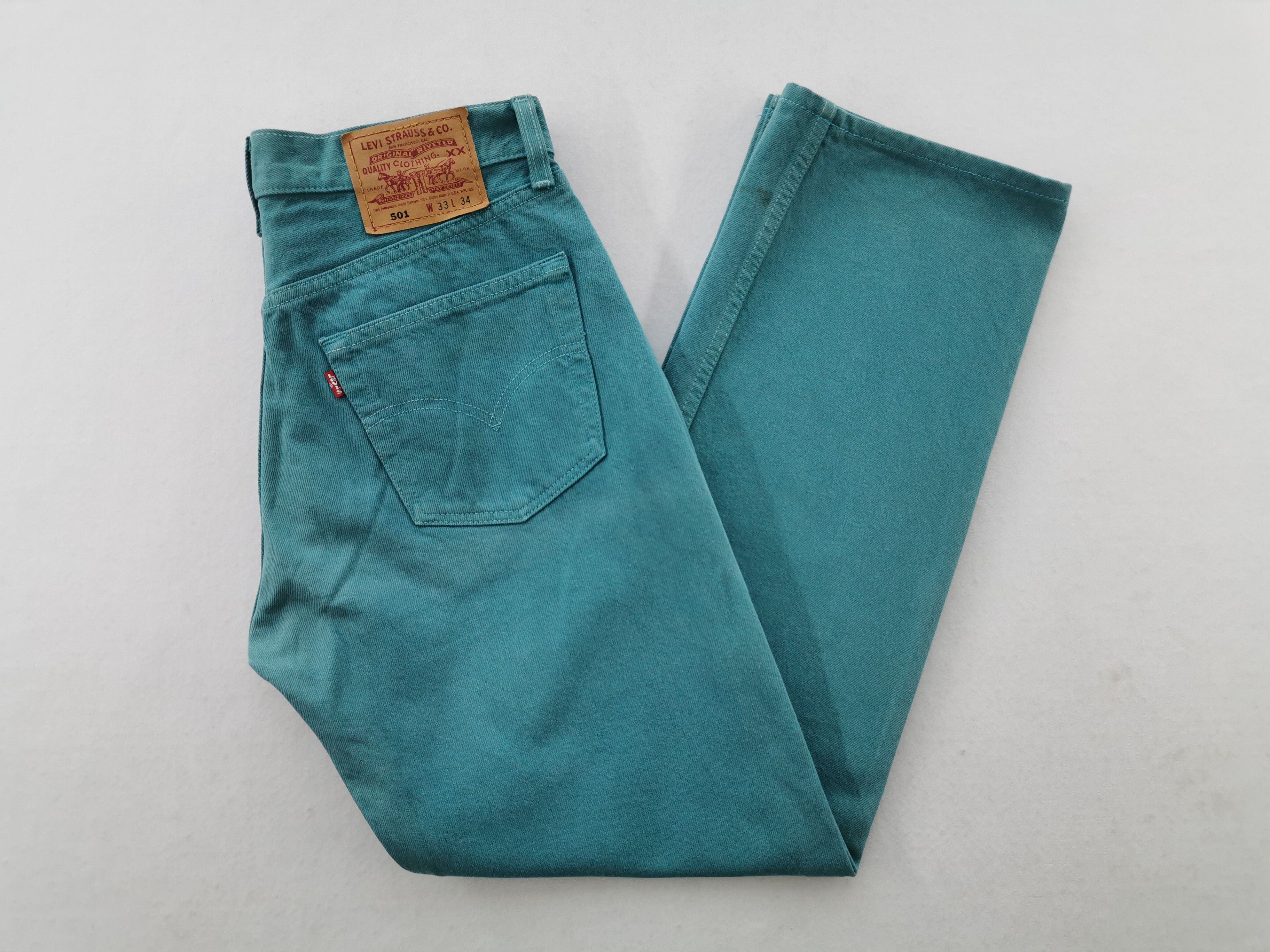 Levi's Vintage 90's Levis Lot 501 Denim Made In USA Size 32/33x34 Size US 32 / EU 48 - 4 Thumbnail