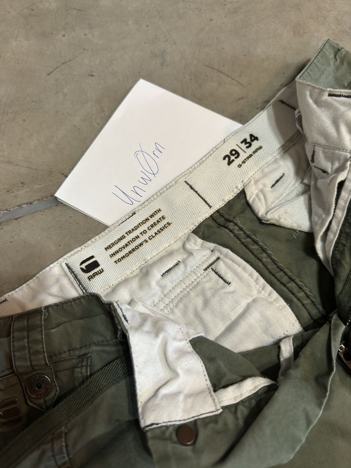 G-Star DRONER RELAXED TAPERED CARGO PANT Size US 29 - 5 Thumbnail