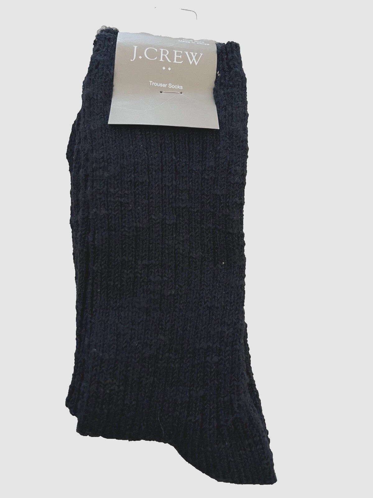 J.Crew J. Crew BN593 Trouser Rib Socks Black ( O/S ) Size ONE SIZE - 2 Thumbnail