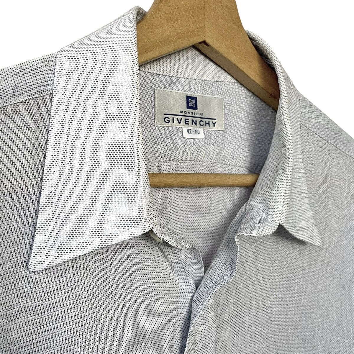 Givenchy Givenchy Monsieur Paris Light Cotton Button Up Shirt Size US L / EU 52-54 / 3 - 4 Thumbnail