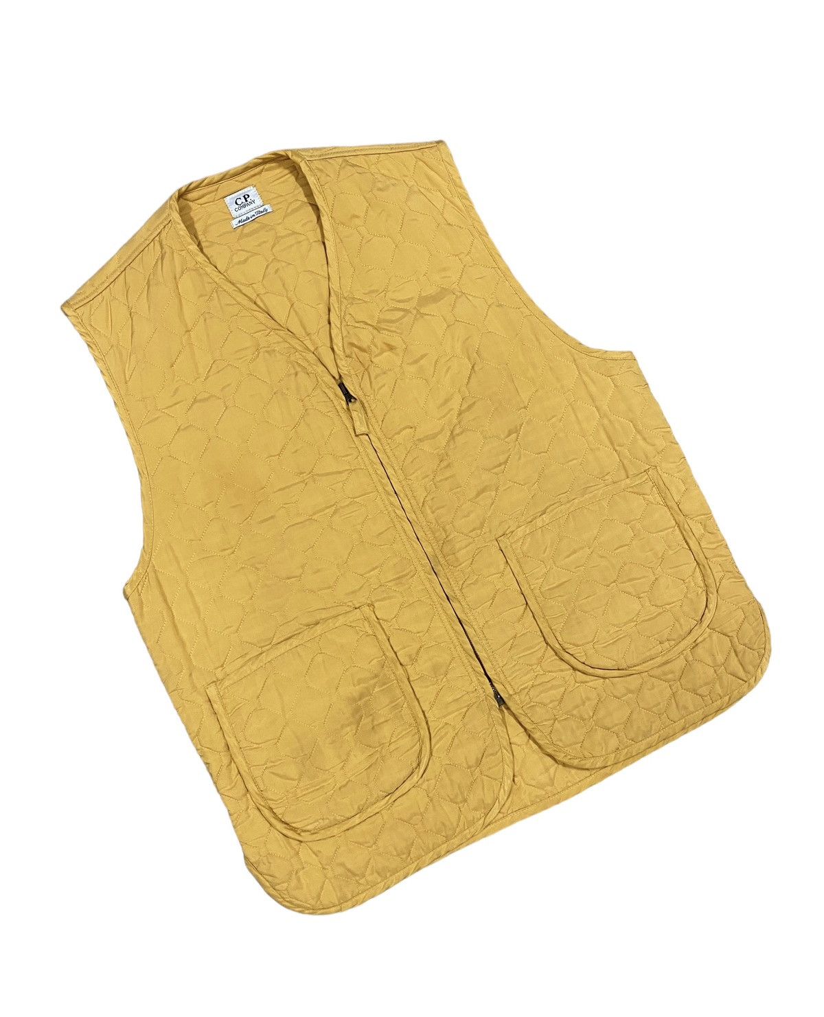 C.P. Company A/W1995🔥C.P Company Quilted Vest Zipper Jacket Size 50R - 5 Thumbnail