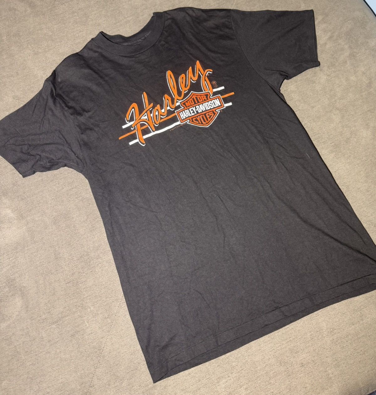 Harley Davidson Vintage Harley Davidson T Shirt Size US XL / EU 56 / 4 - 2 Thumbnail