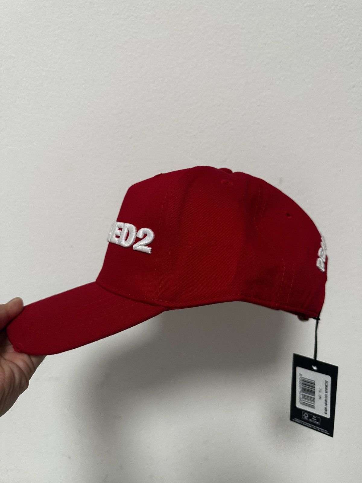 Dsquared2 Dsquared2 Red Logo Baseball Cap Size ONE SIZE - 7 Thumbnail