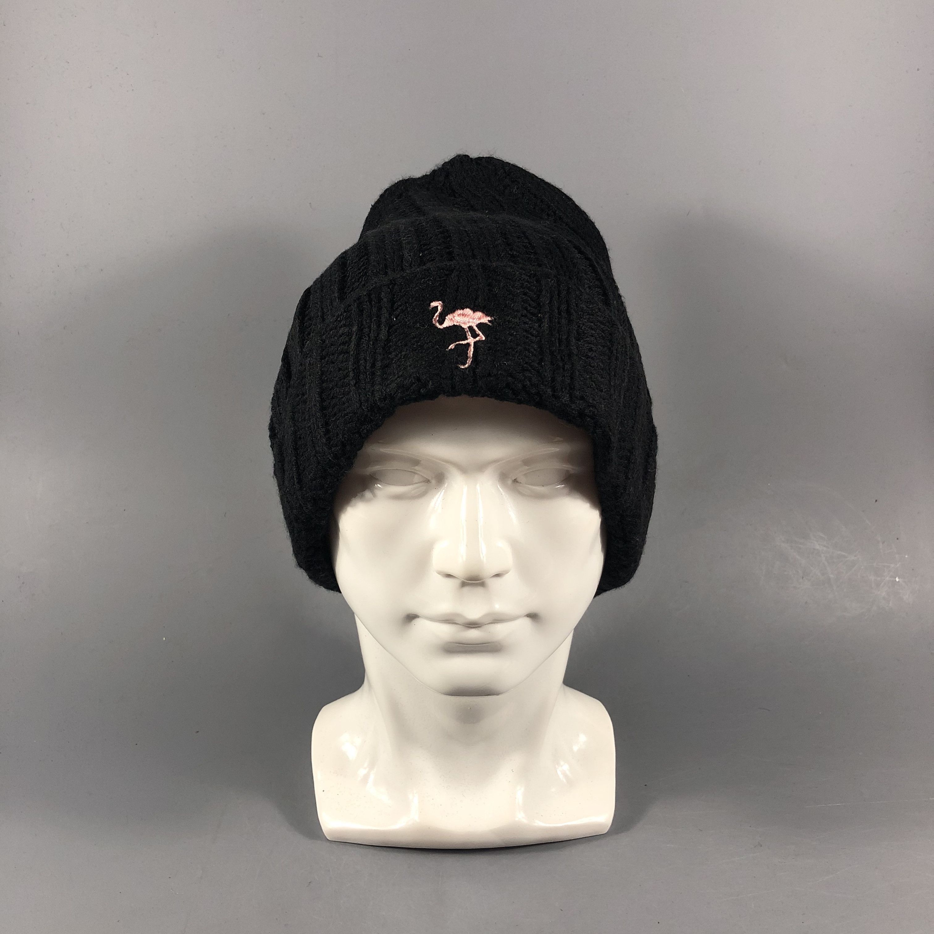 Vintage Unknown Pleated Knit Fisherman Beanie Snowcap Snow Hat B989 Size ONE SIZE - 1 Thumbnail
