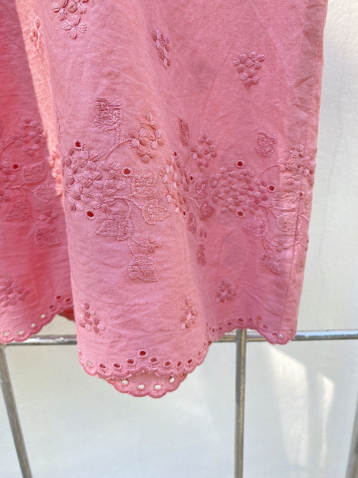 Nina Ricci Nina Ricci Pink Floral Short Sleeve Shirt Size ONE SIZE - 12 Thumbnail