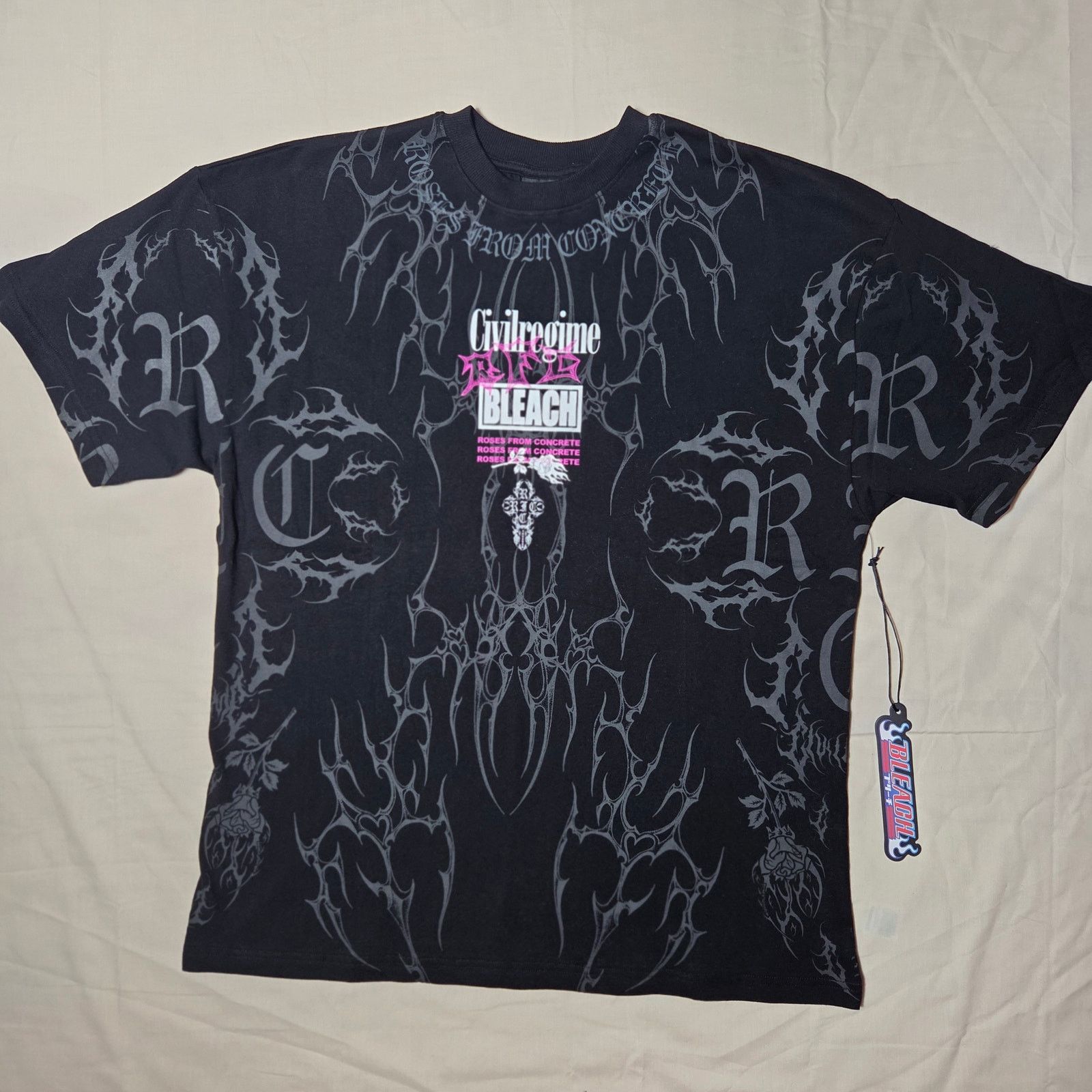 Civil Regime × Marvel Comics Zombie dr doom oversized t brand new