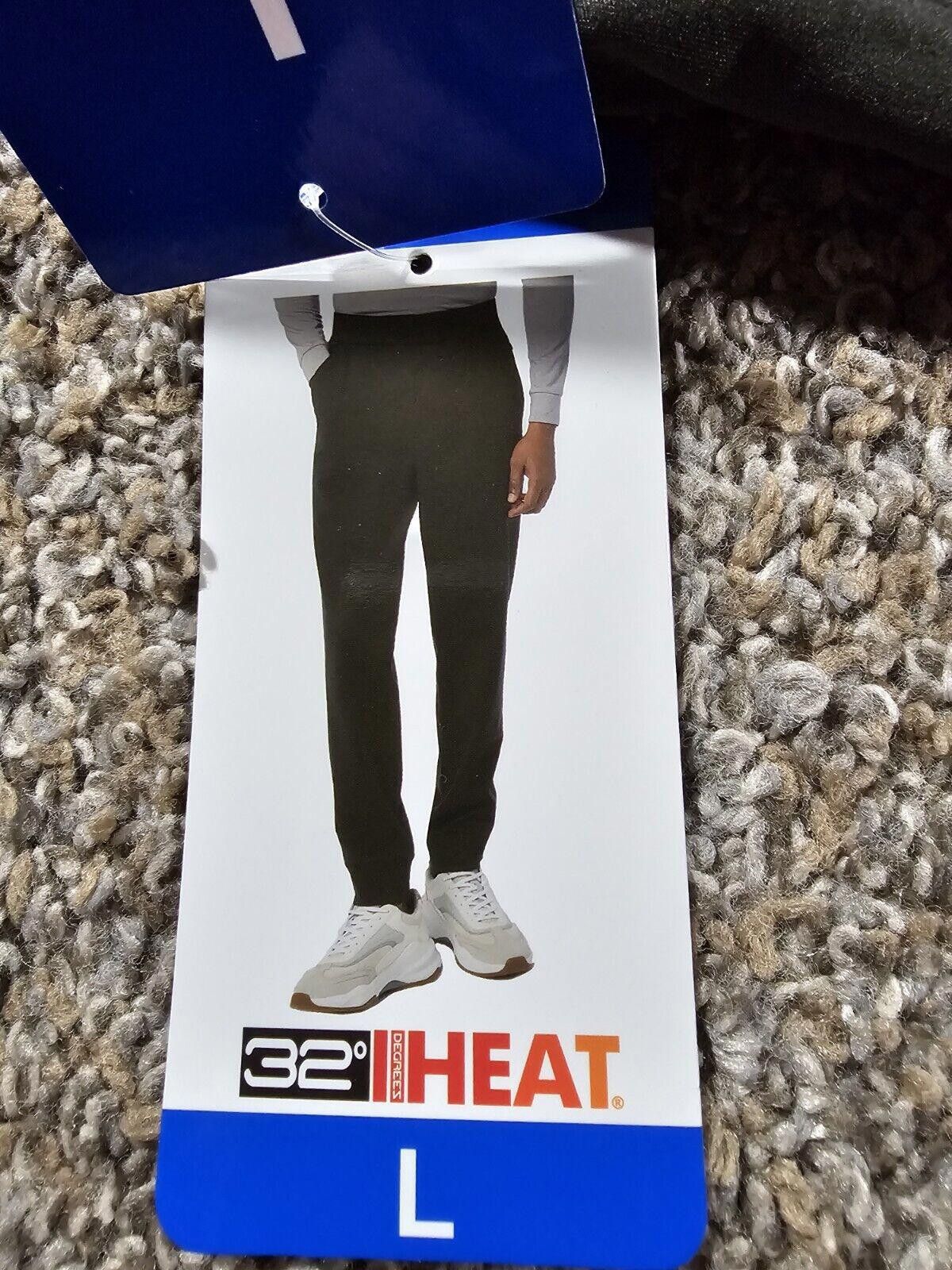 Designer 32⁰ Degrees Heat Performance Jogger Pants Green LARGE NWT Size US 34 / EU 50 - 3 Thumbnail