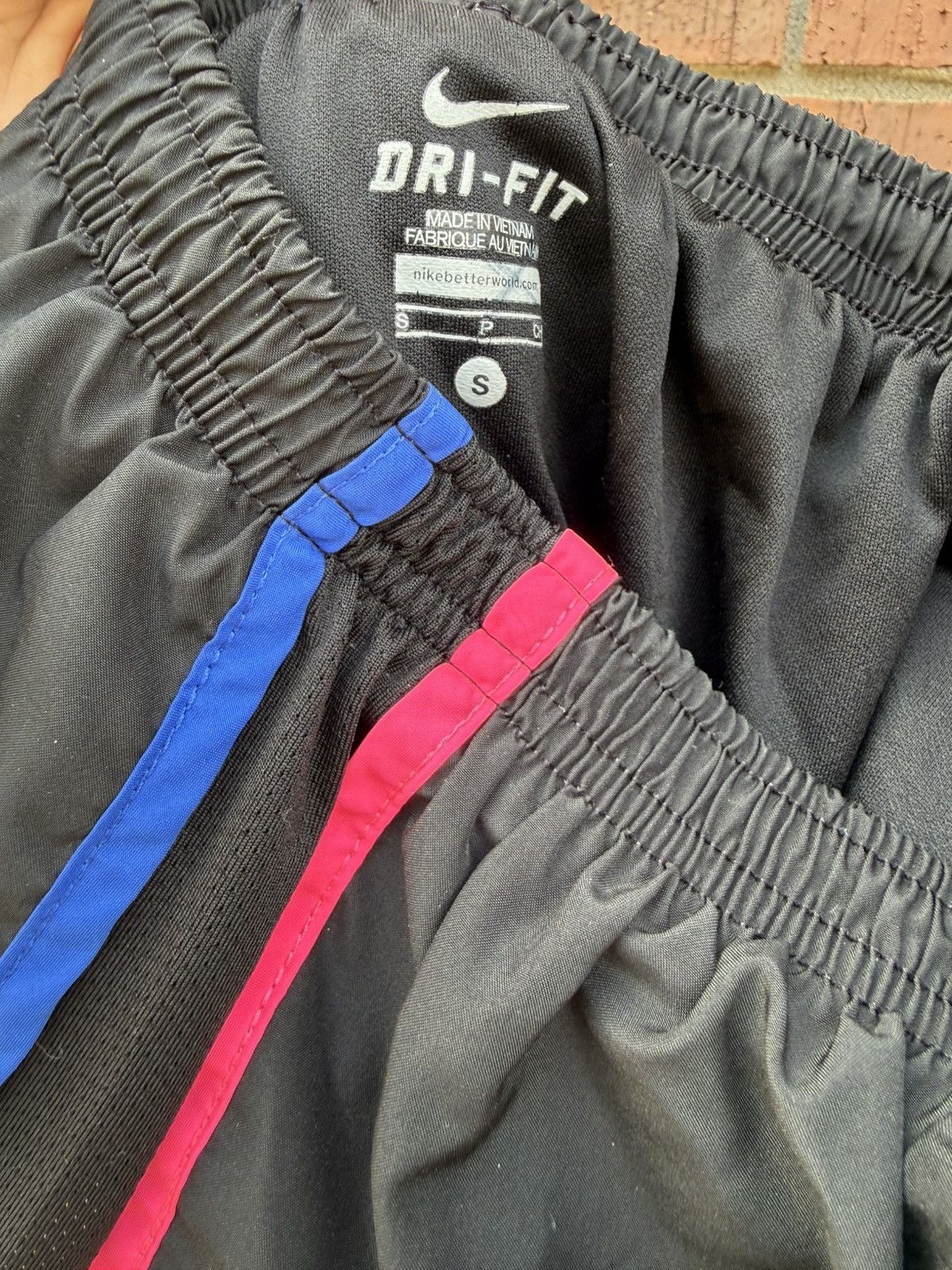 Nike Nike Dri-Fit Tempo 10K Running Shorts Black Multi Color Size 24" / US 00 / IT 34 - 8 Thumbnail