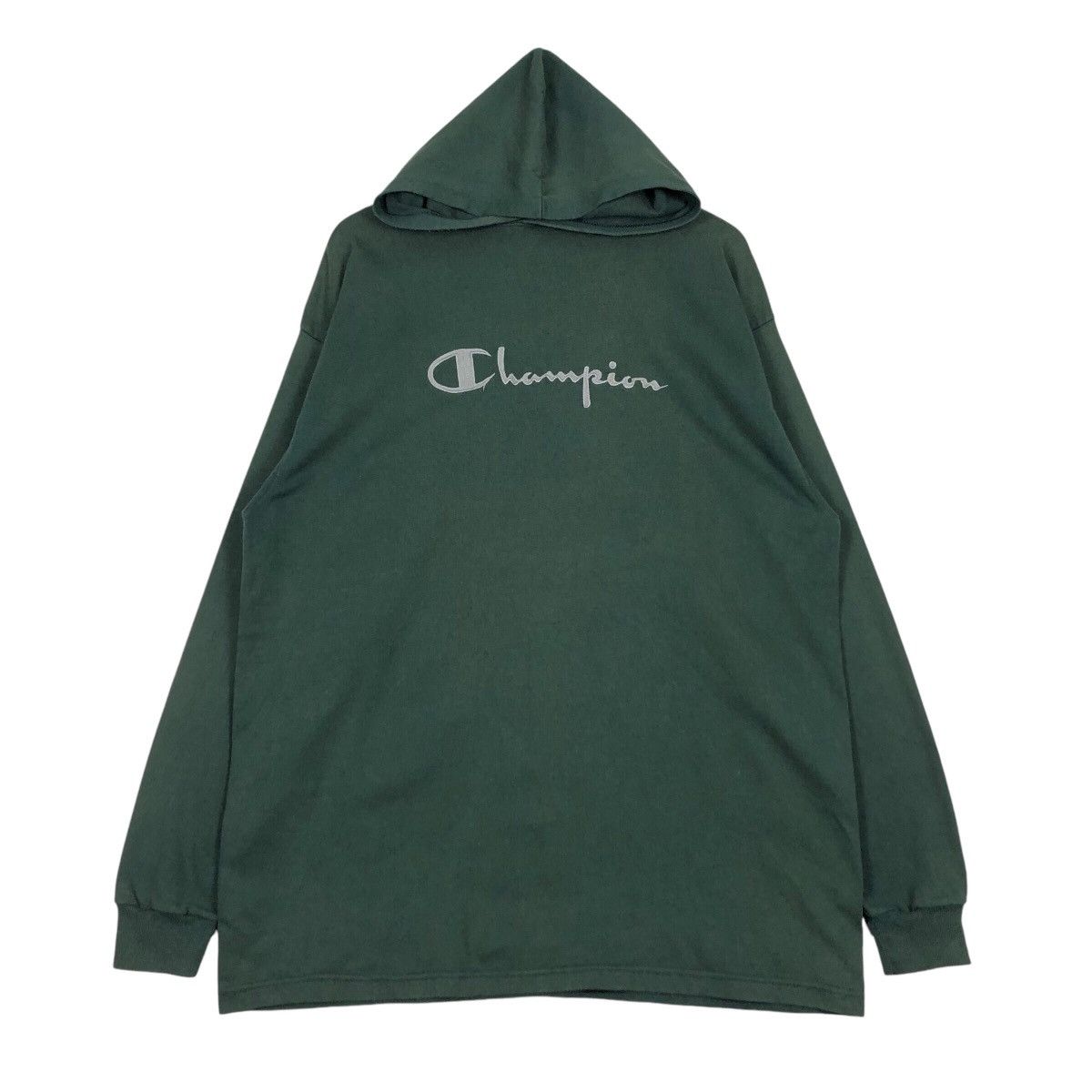 Champion × Vintage Vintage Champion Hoodie Spell Out Rare Streetwear XL Size US XL / EU 56 / 4 - 1 Thumbnail