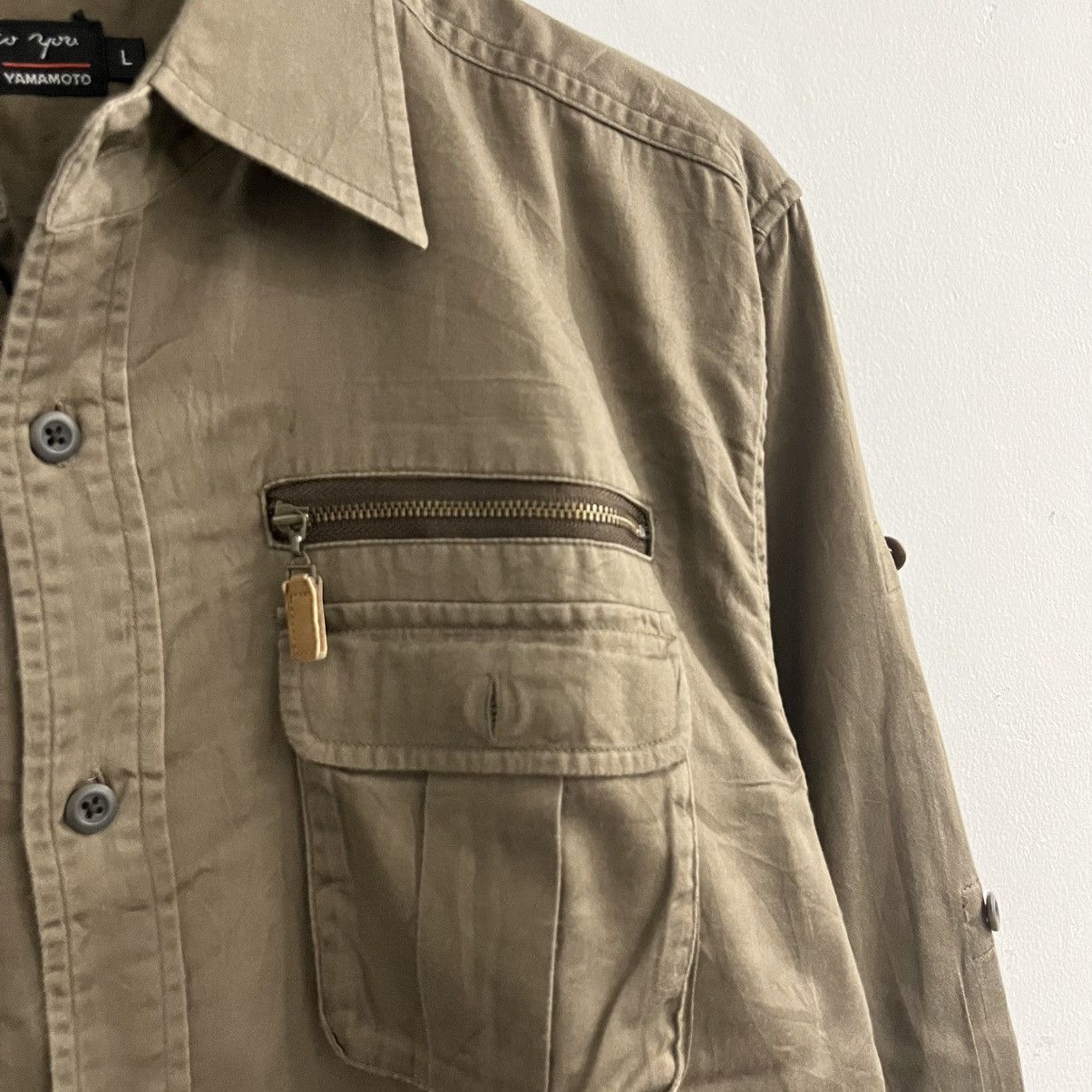 Kansai Yamamoto Kansai Yamamoto - Work Longsleeve Button Up Size US L / EU 52-54 / 3 - 5 Thumbnail