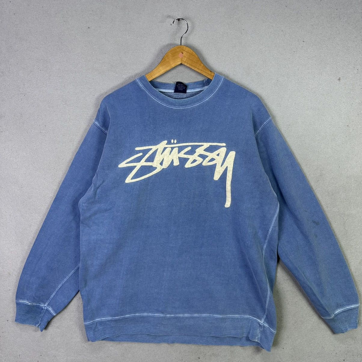Stussy Vintage Stussy Sweatshirt Big Logo Crewneck Y2K Streetwear Size US M / EU 48-50 / 2 - 1 Thumbnail