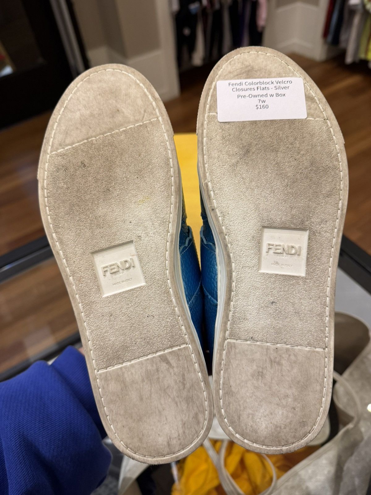 Fendi Fendi Colorblock Velcro closures Flats Size US 8 / IT 38 - 5 Thumbnail