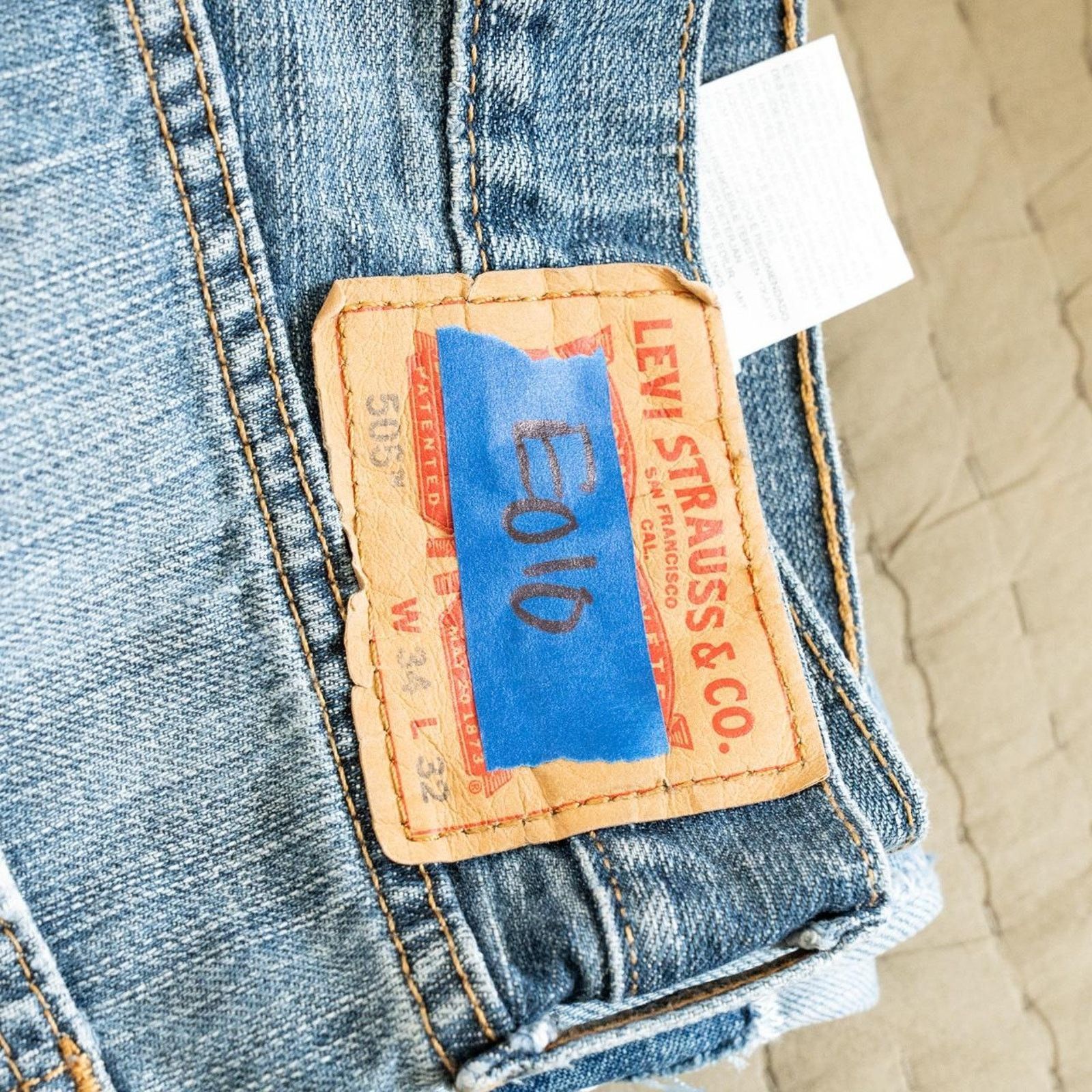 Levi's Custom levis patchwork jeans 34 x 32 Size US 34 / EU 50 - 6 Thumbnail