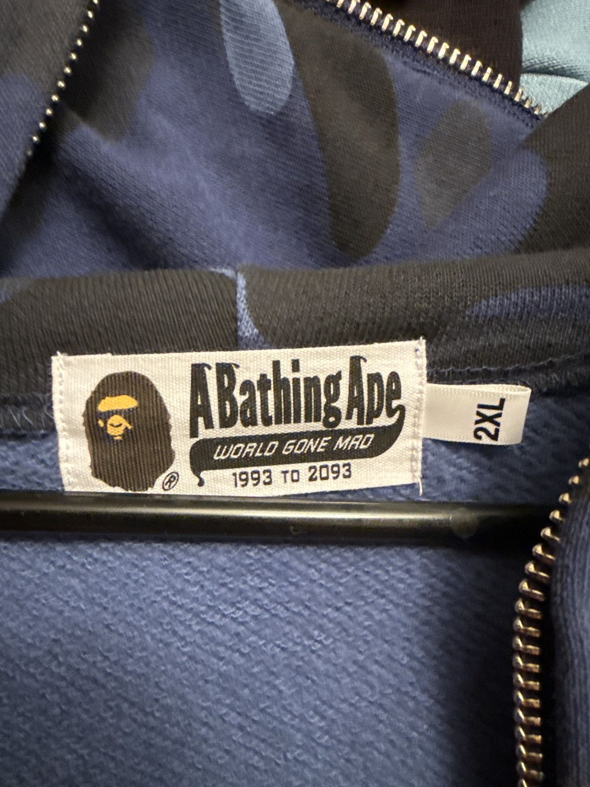 Bape Color Camo Shark Full Zip Hoodie Size US XXL / EU 58 / 5 - 3 Thumbnail