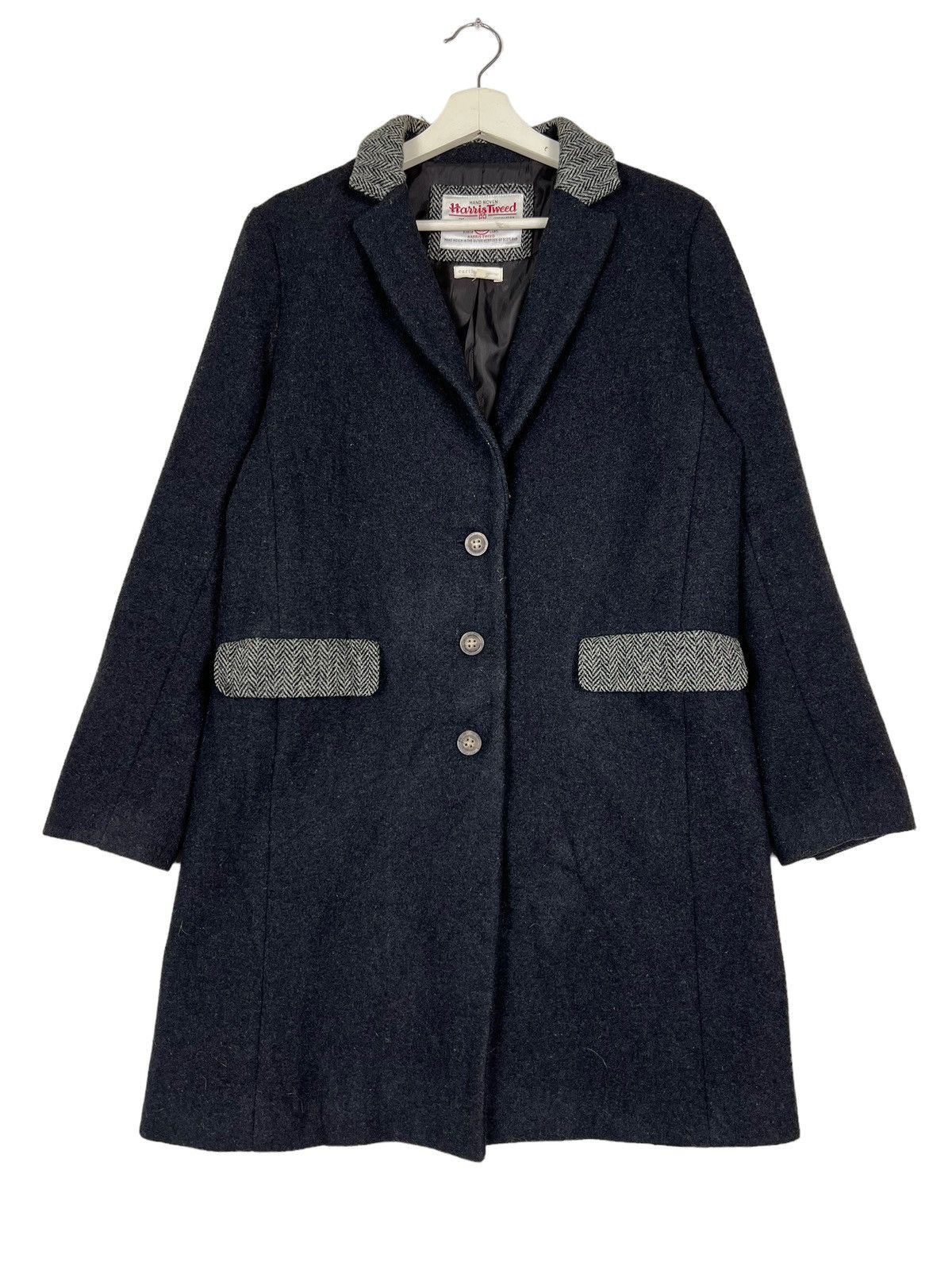 Harris Tweed 🔥 HARRIS TWEED EARTH MUSIC & ECOLOGY VIOLET LABEL COAT Size US S / EU 44-46 / 1 - 2 Thumbnail