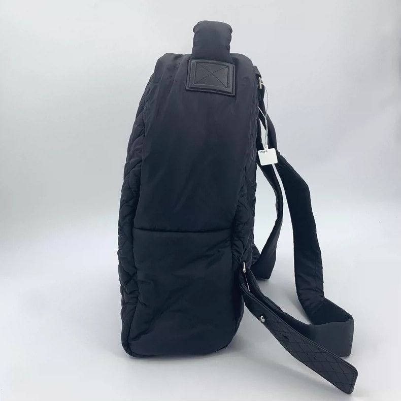 Chanel Chanel Black Quilted Backpack with Zipper -2505 Size ONE SIZE - 3 Thumbnail