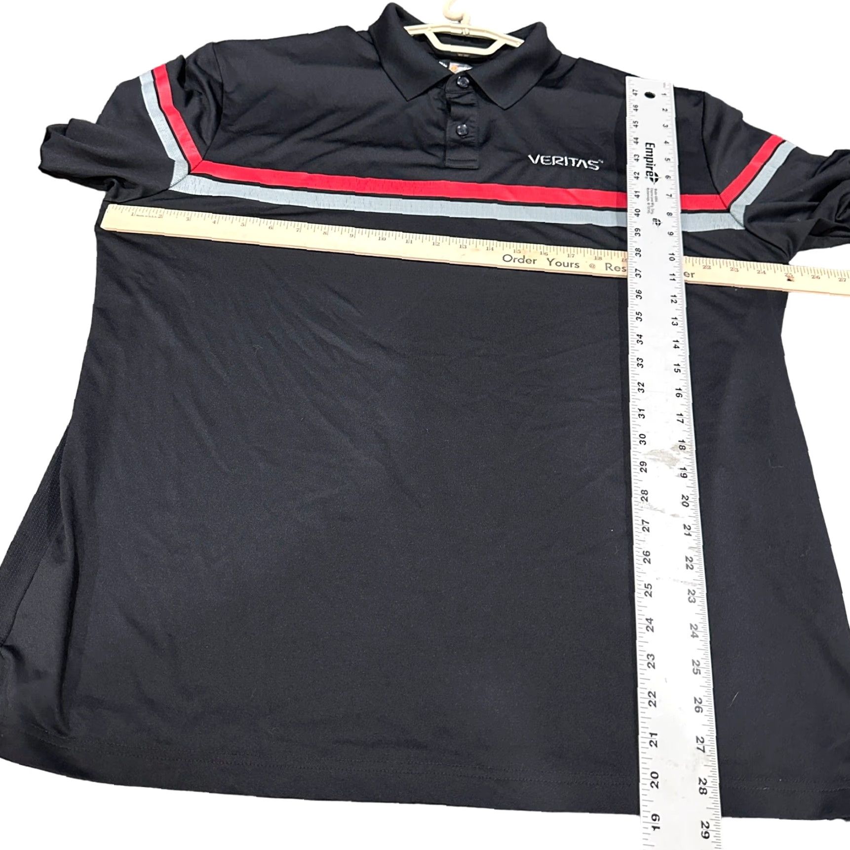 Callaway Callaway Polo Shirt XL Black Veritas Opti Dri Moisture Wicking Athleisure Golf Shirt Mens Polo (Striped) Veritas Opti Dri Size US XL / EU 56 / 4 - 3 Thumbnail